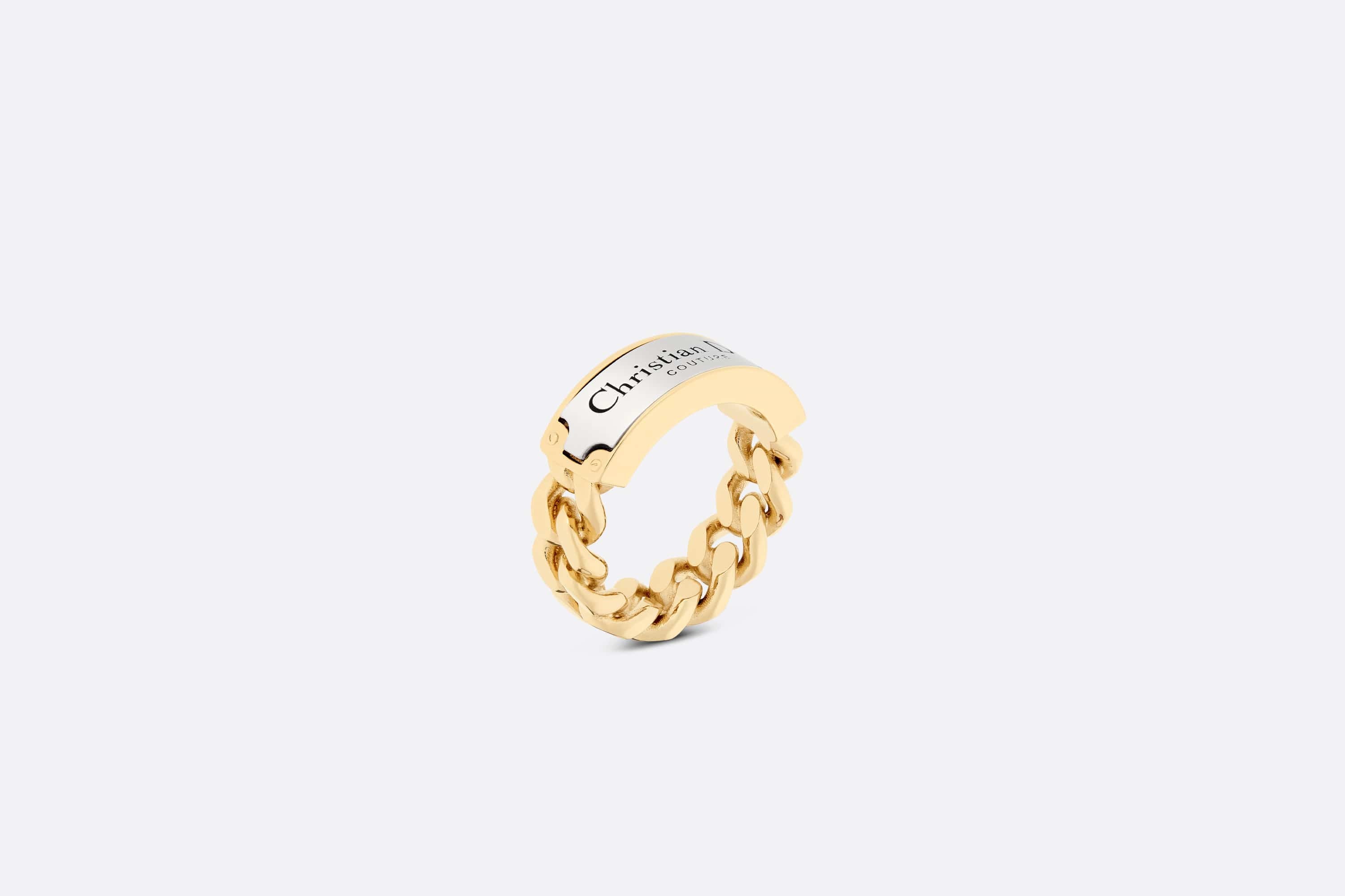 Christian Dior Couture Chain Link Ring - 2