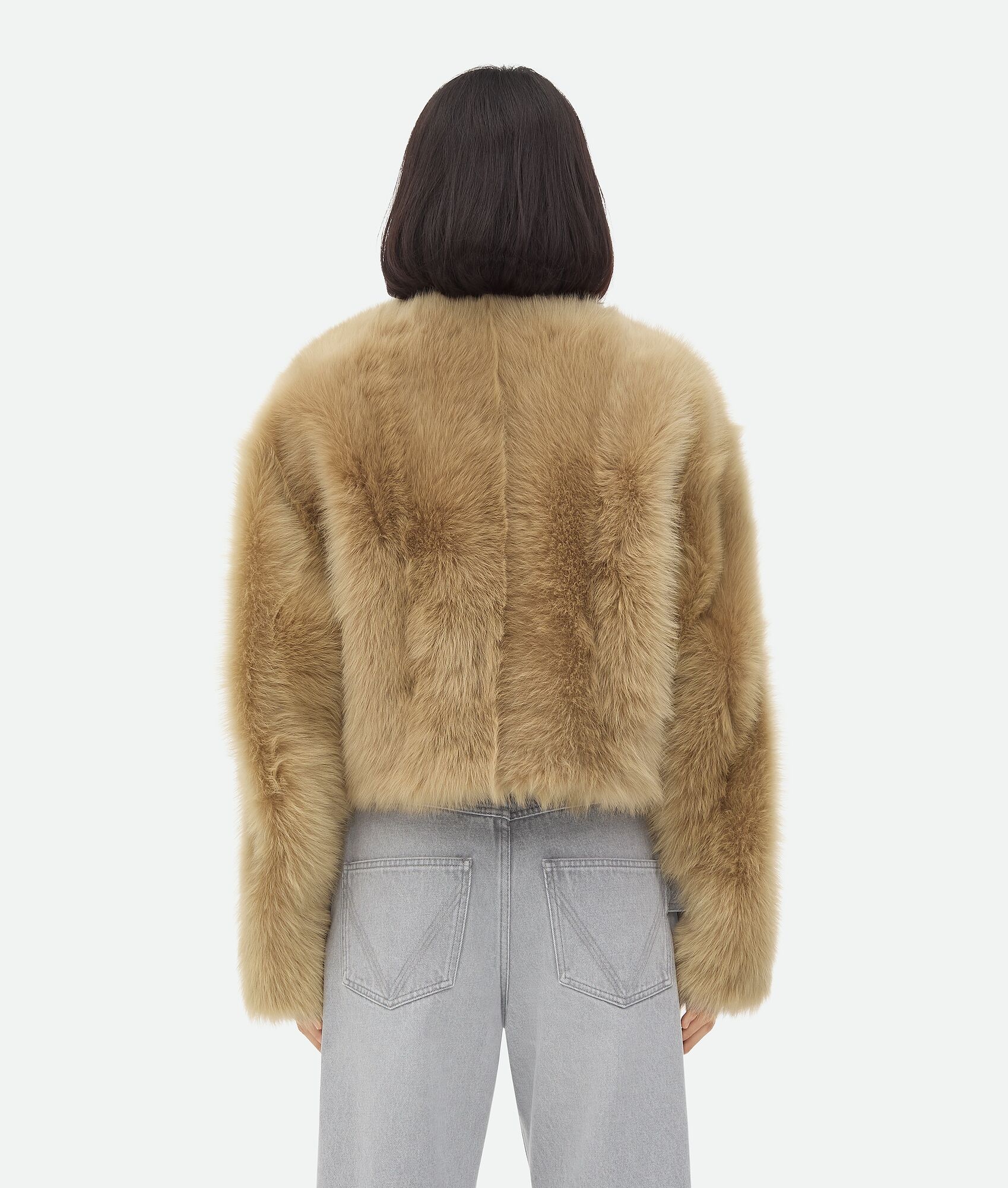 Toscana Shearling Cropped Blouson - 3