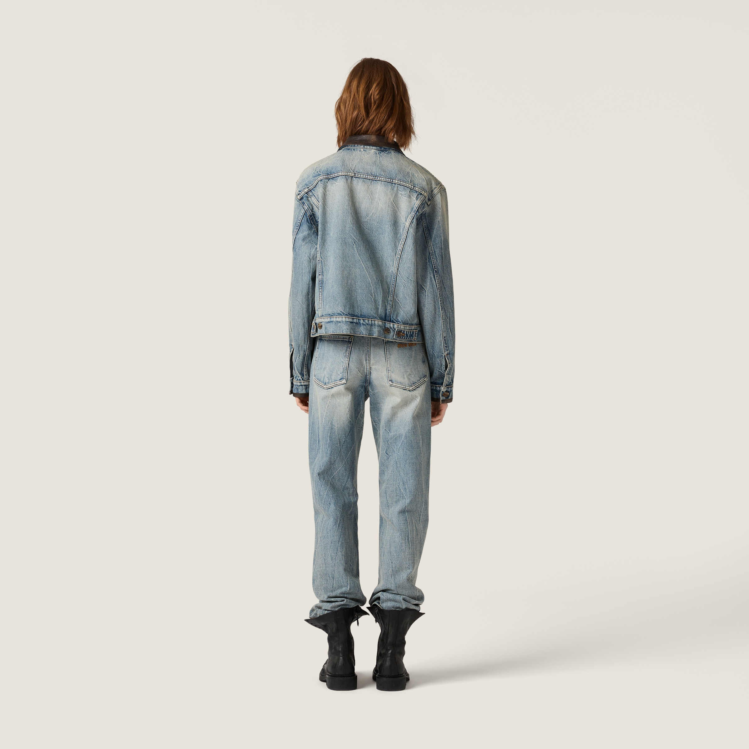 Denim blouson jacket - 3