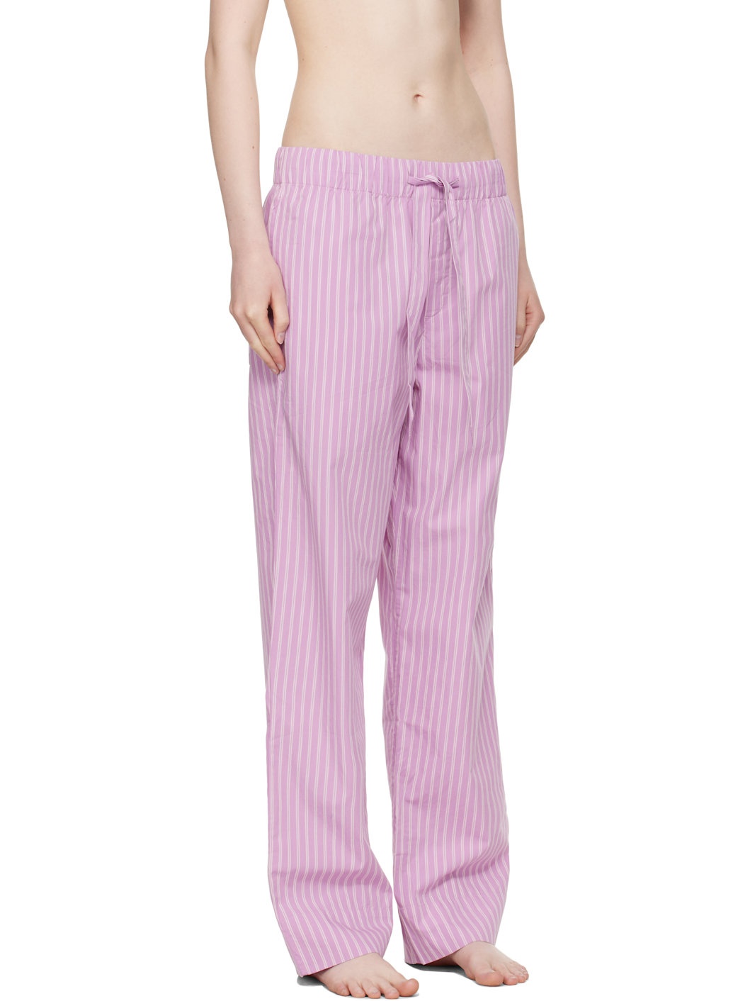 Pink Poplin Pyjama Pants - 2