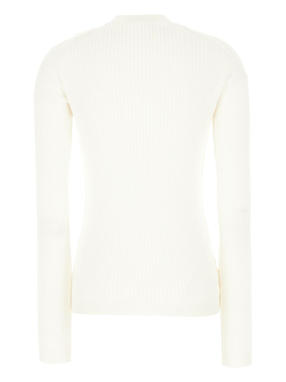 embroidered-logo sweater - 2