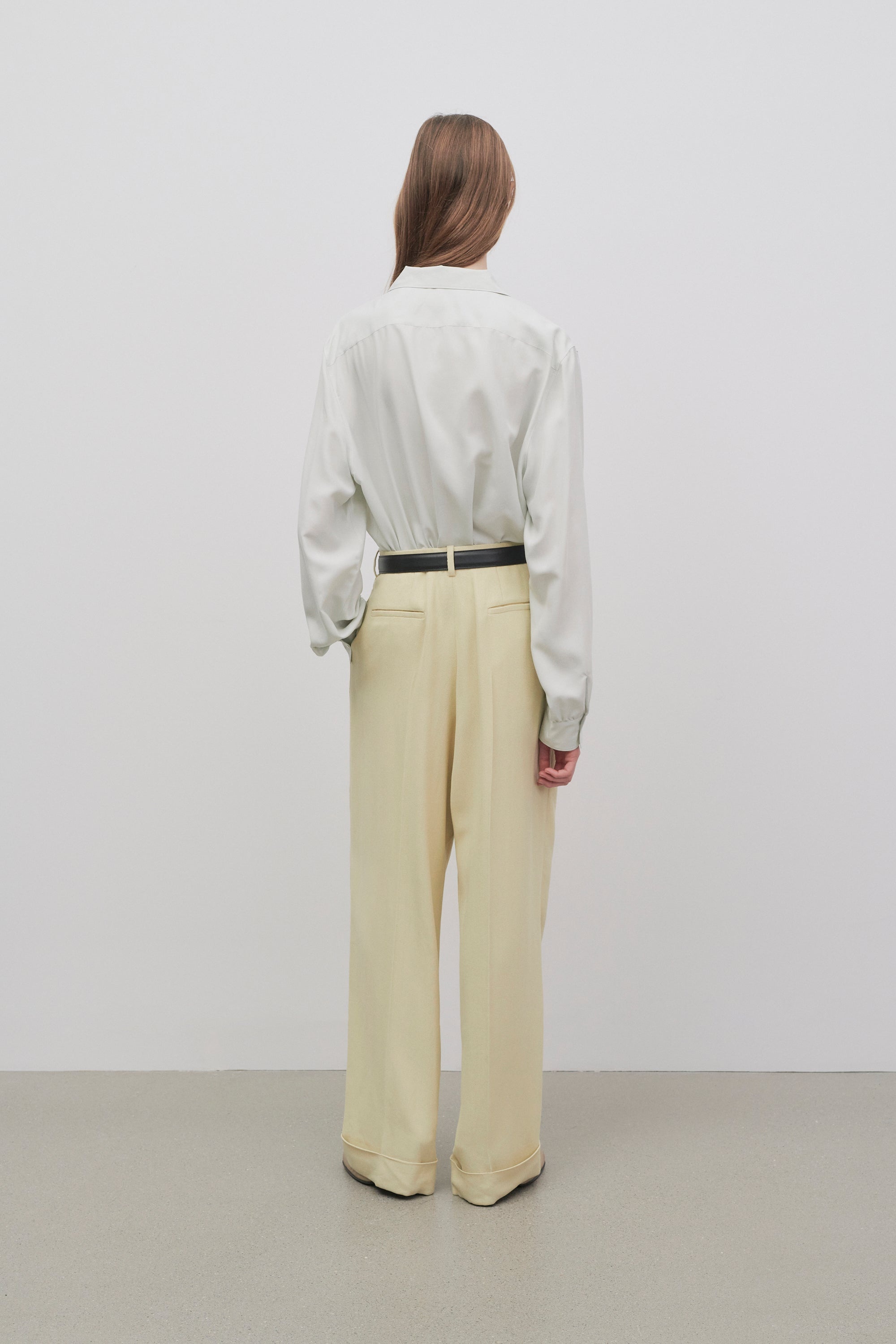 Tor Pant in Viscose, Cotton and Silk - 4