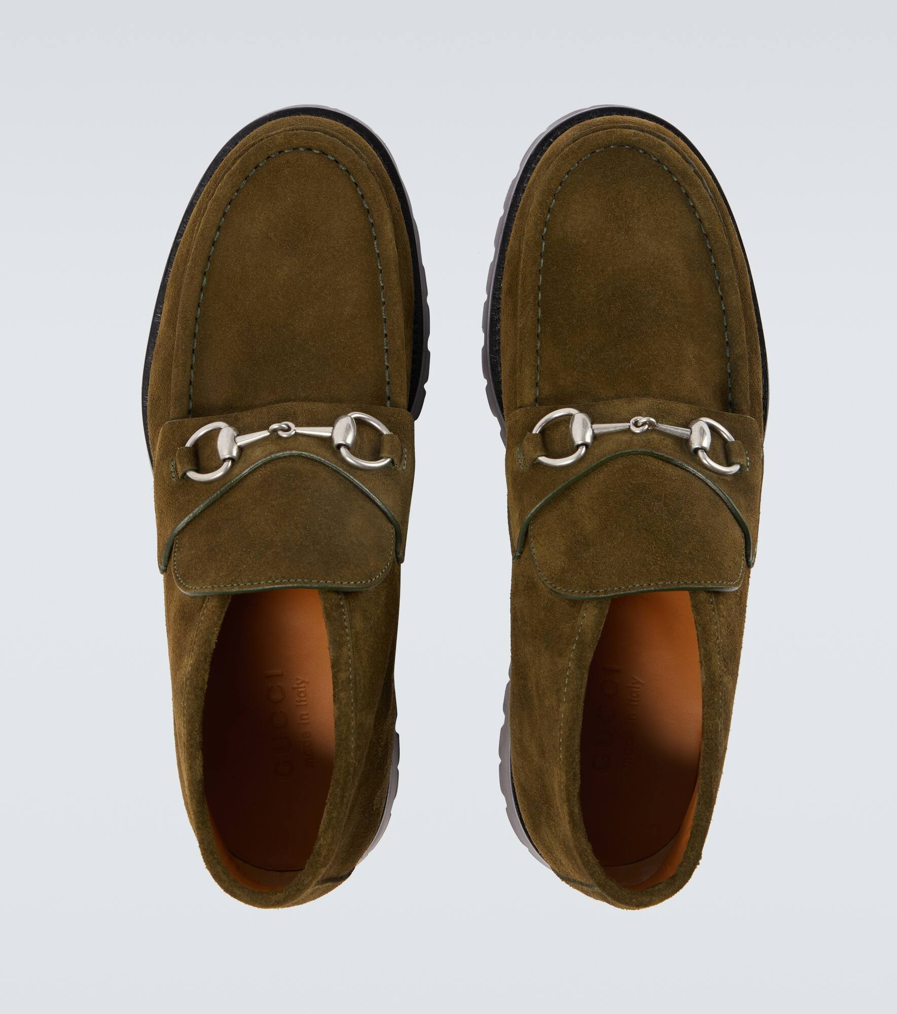 Horsebit suede ankle boots - 4