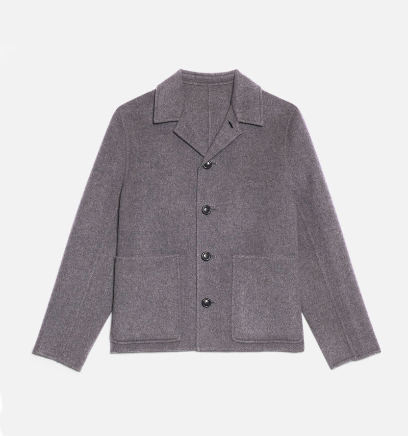 AMI Paris Double Face Short Coat outlook