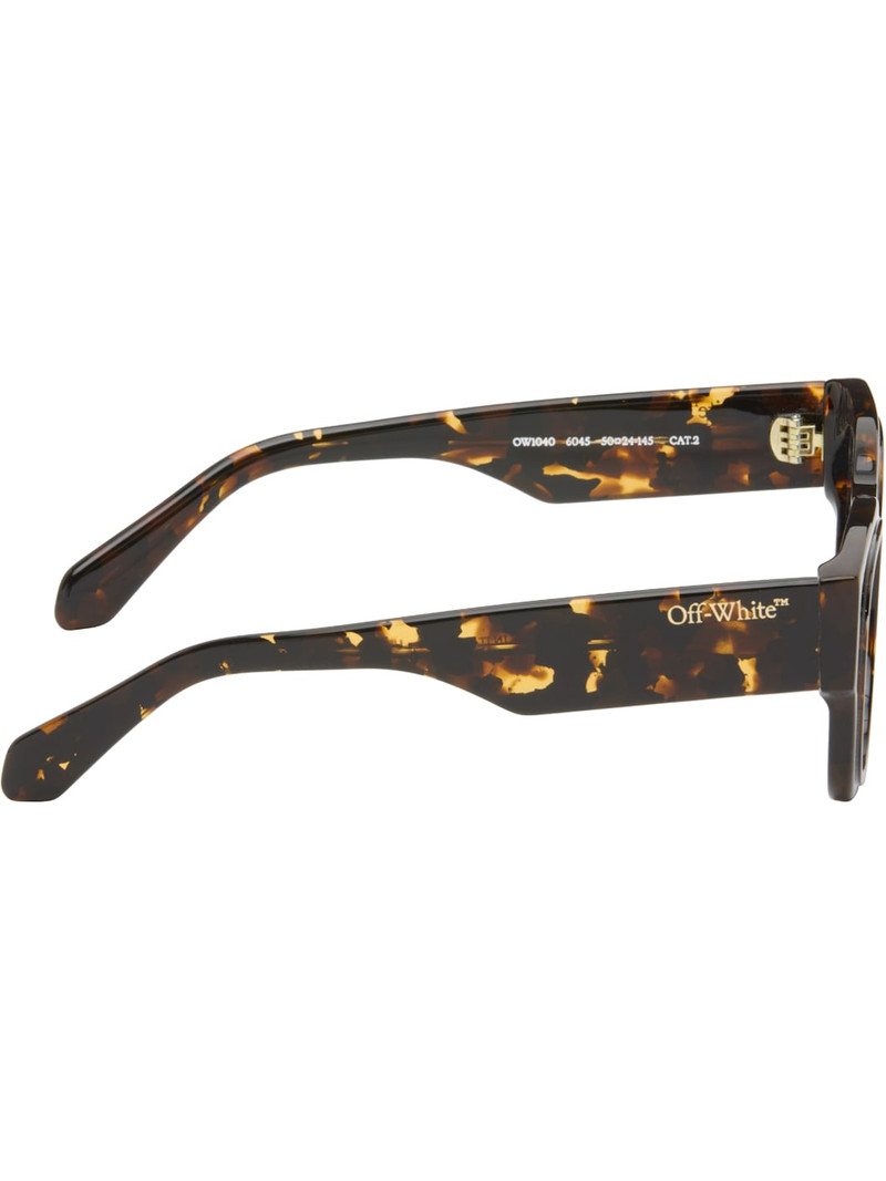 Off-White Brown Akron Sunglasses outlook