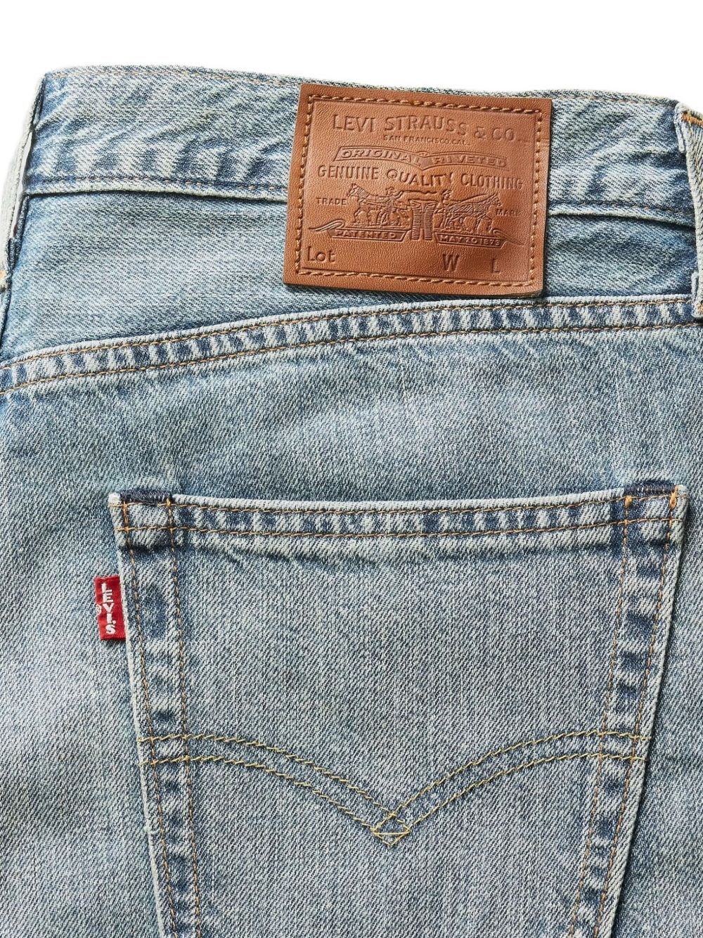 five-pocket design jeans - 5