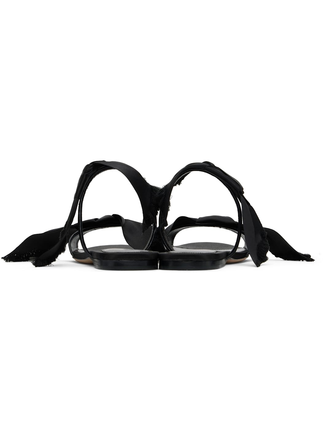 Black Vika Knot Sandals - 2
