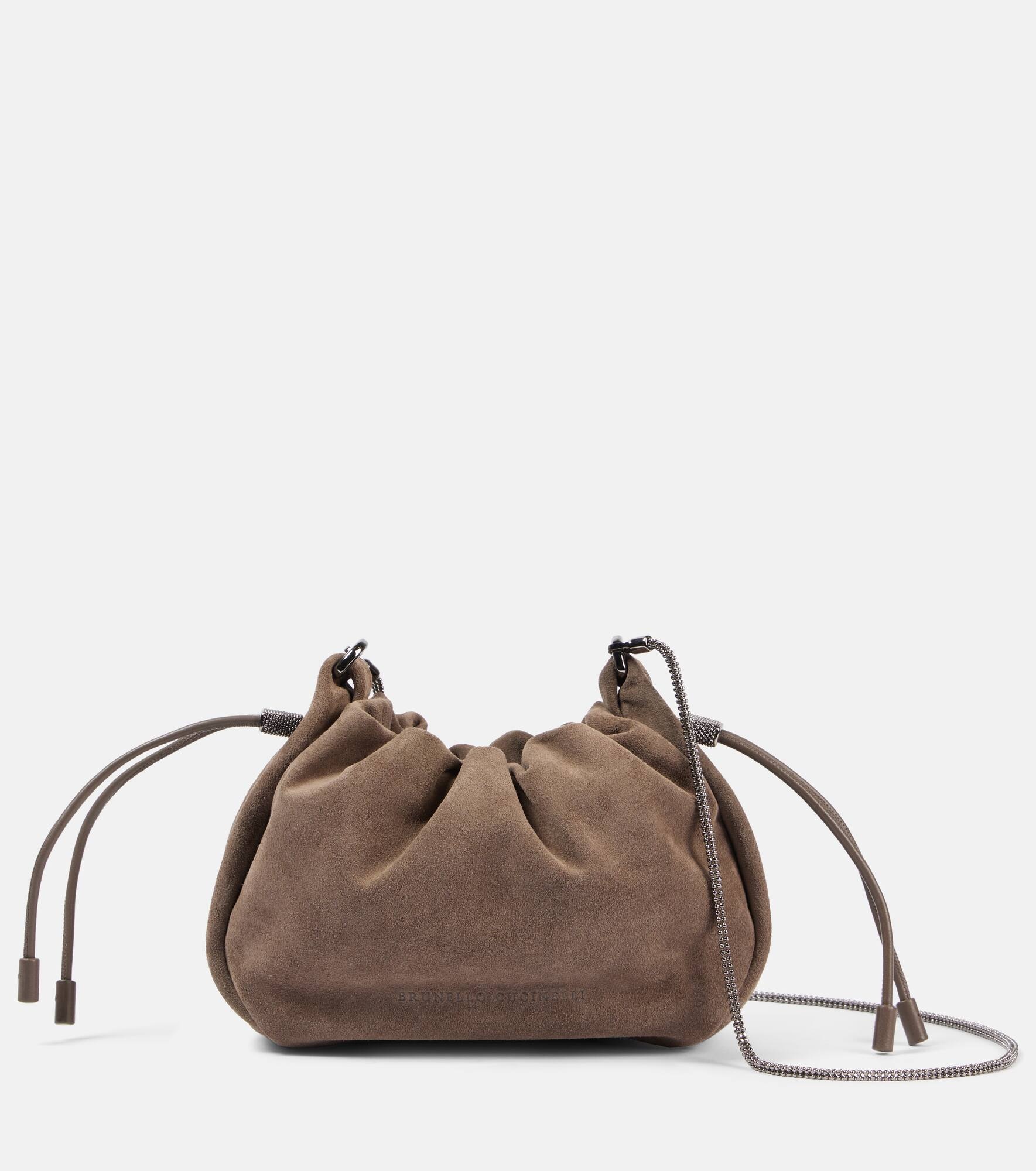 Softy Small suede crossbody bag - 1