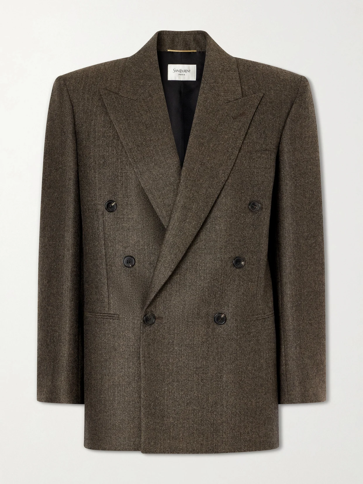 Double-breasted Virgin Wool Blazer - 1
