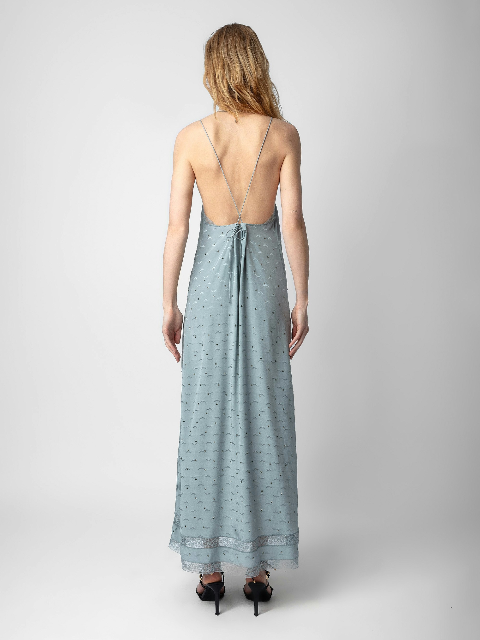 Reman Silk Jacquard Dress - 3