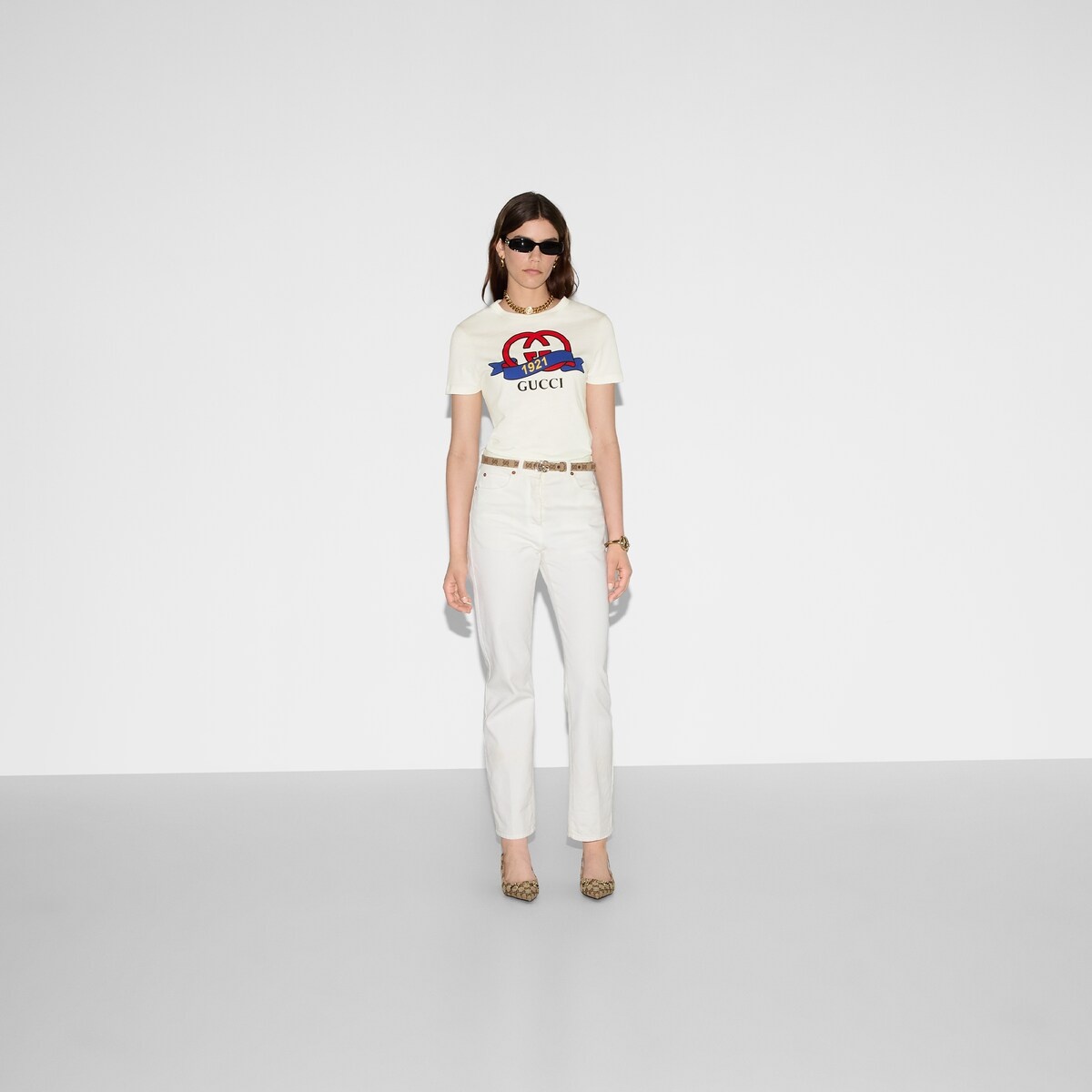 Interlocking G 1921 Gucci cotton T-shirt - 2