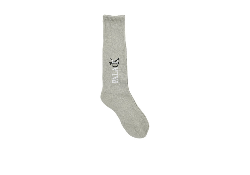 PALACE CK1 PALACE SOCKS LIGHT GREY HEATHER outlook