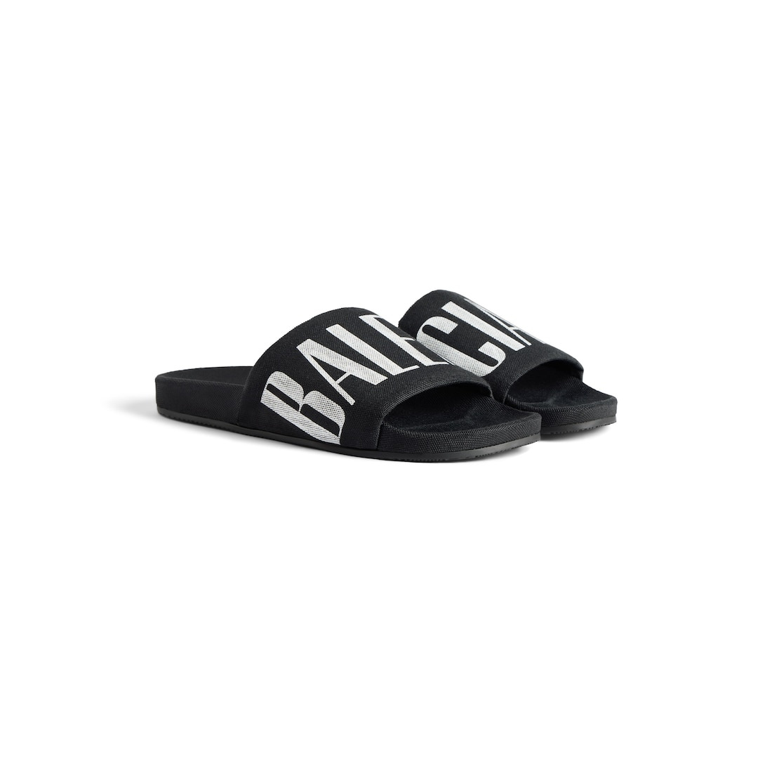 Men's Pool Slide Sandal in Black/white - 2