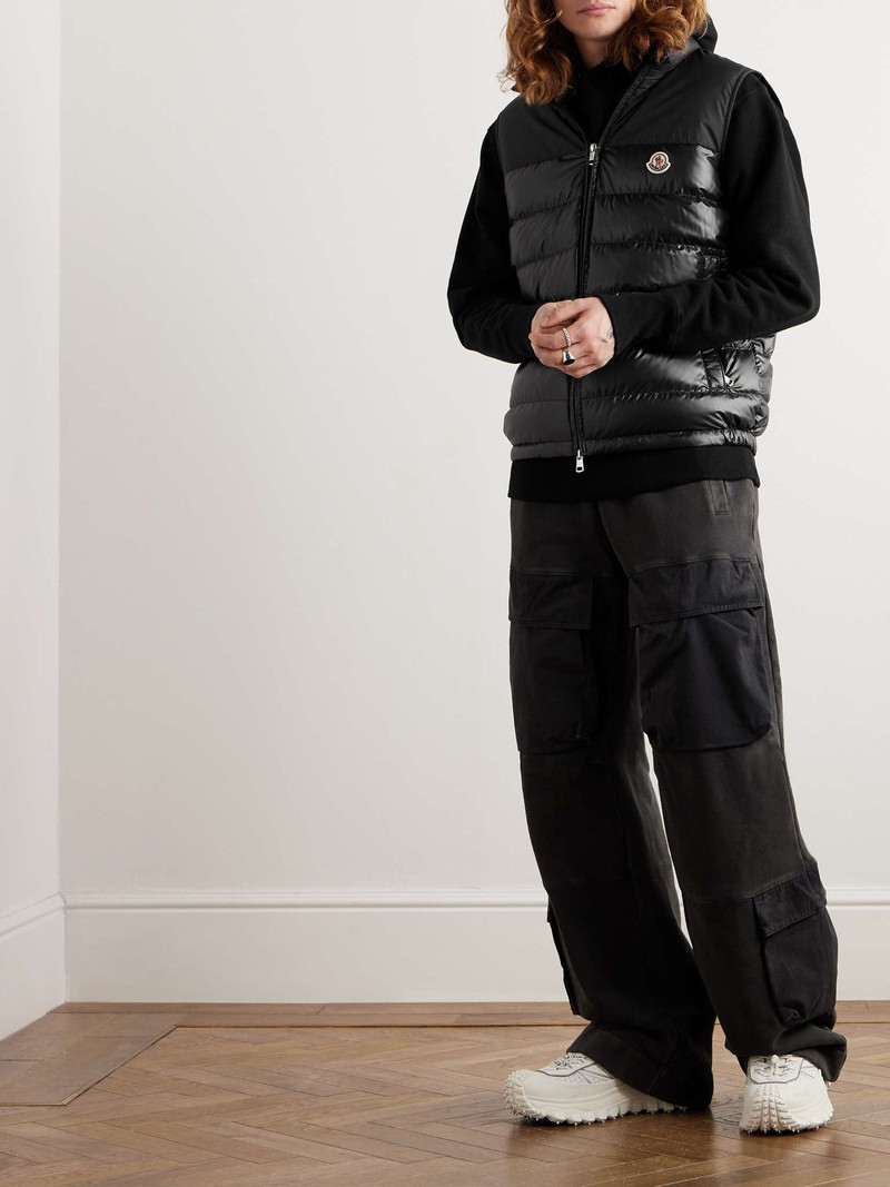 Moncler Logo-Appliquéd Quilted Shell Hooded Down Gilet outlook