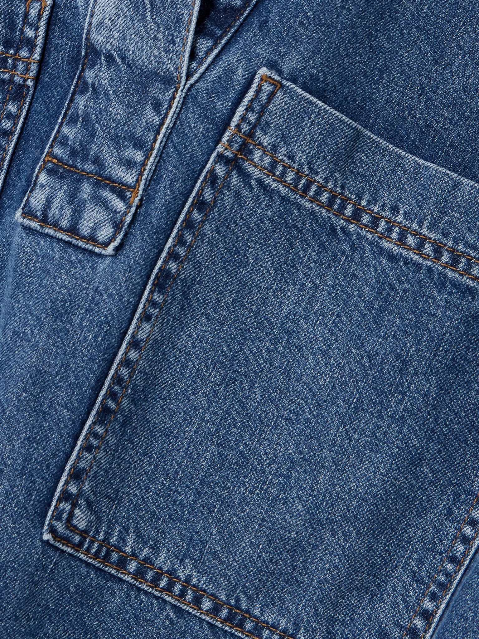 Organic denim shirt Mid denim - 5