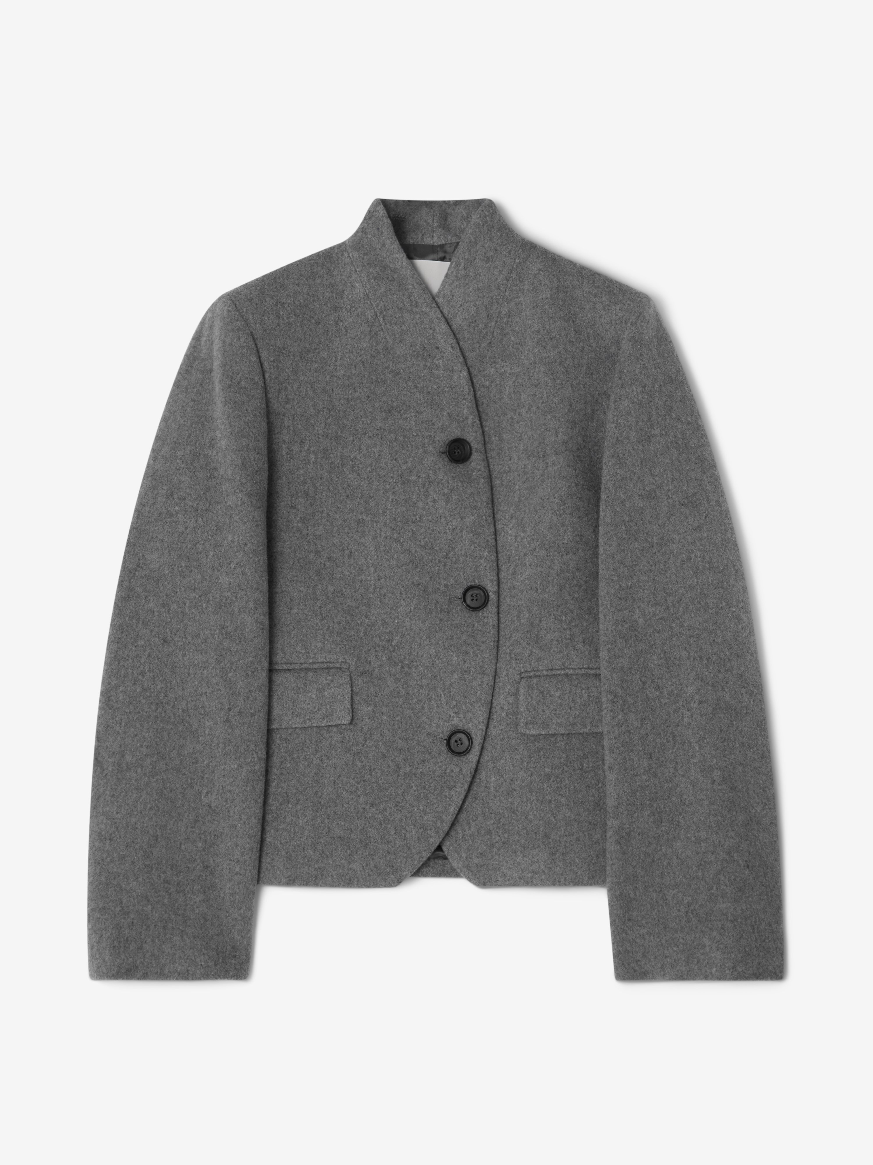 Short curved jacket - 1