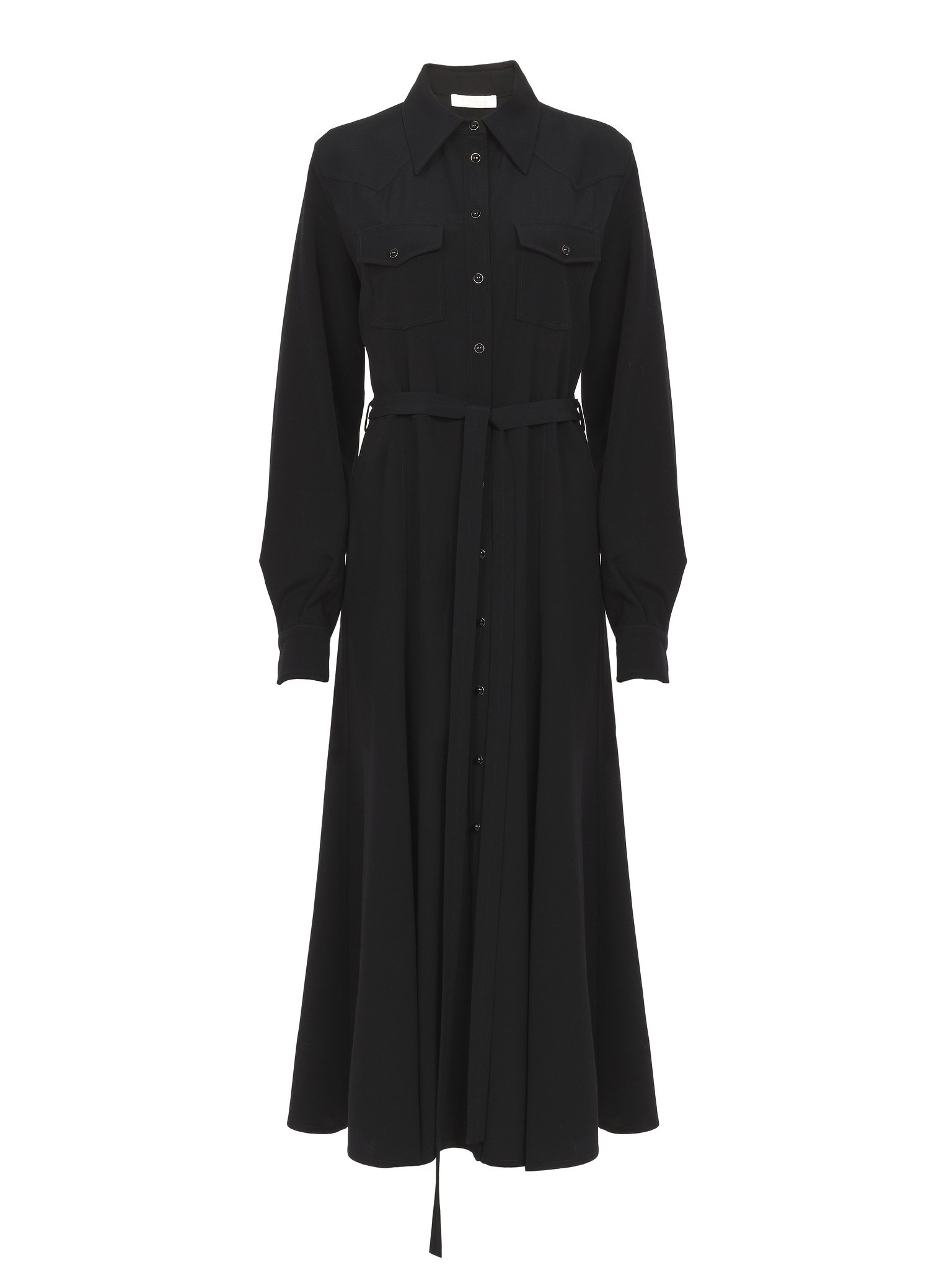 MIDI SHIRT DRESS - 1