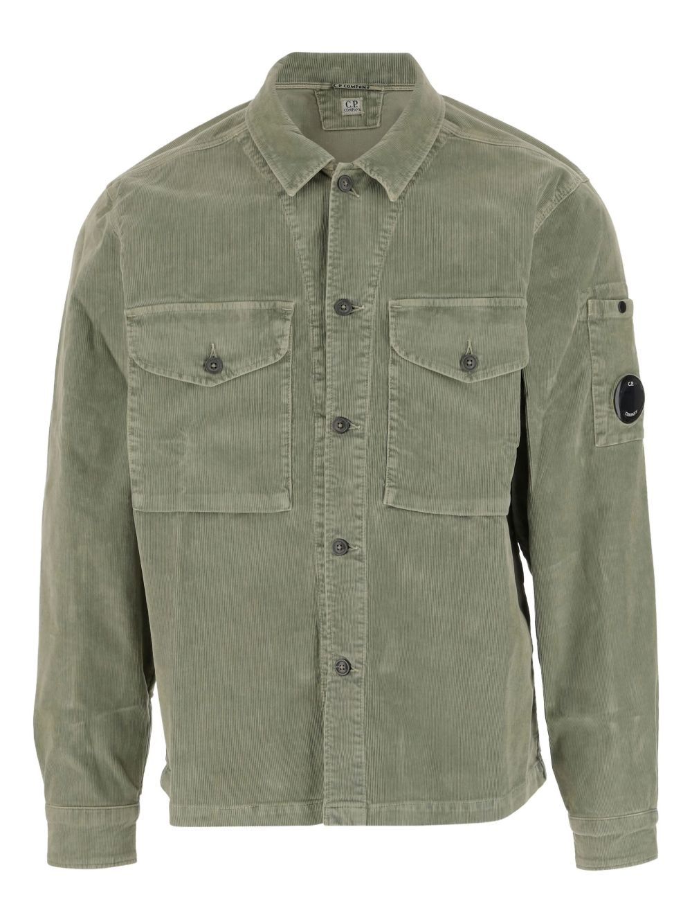 corduroy cotton-blend shirt - 1