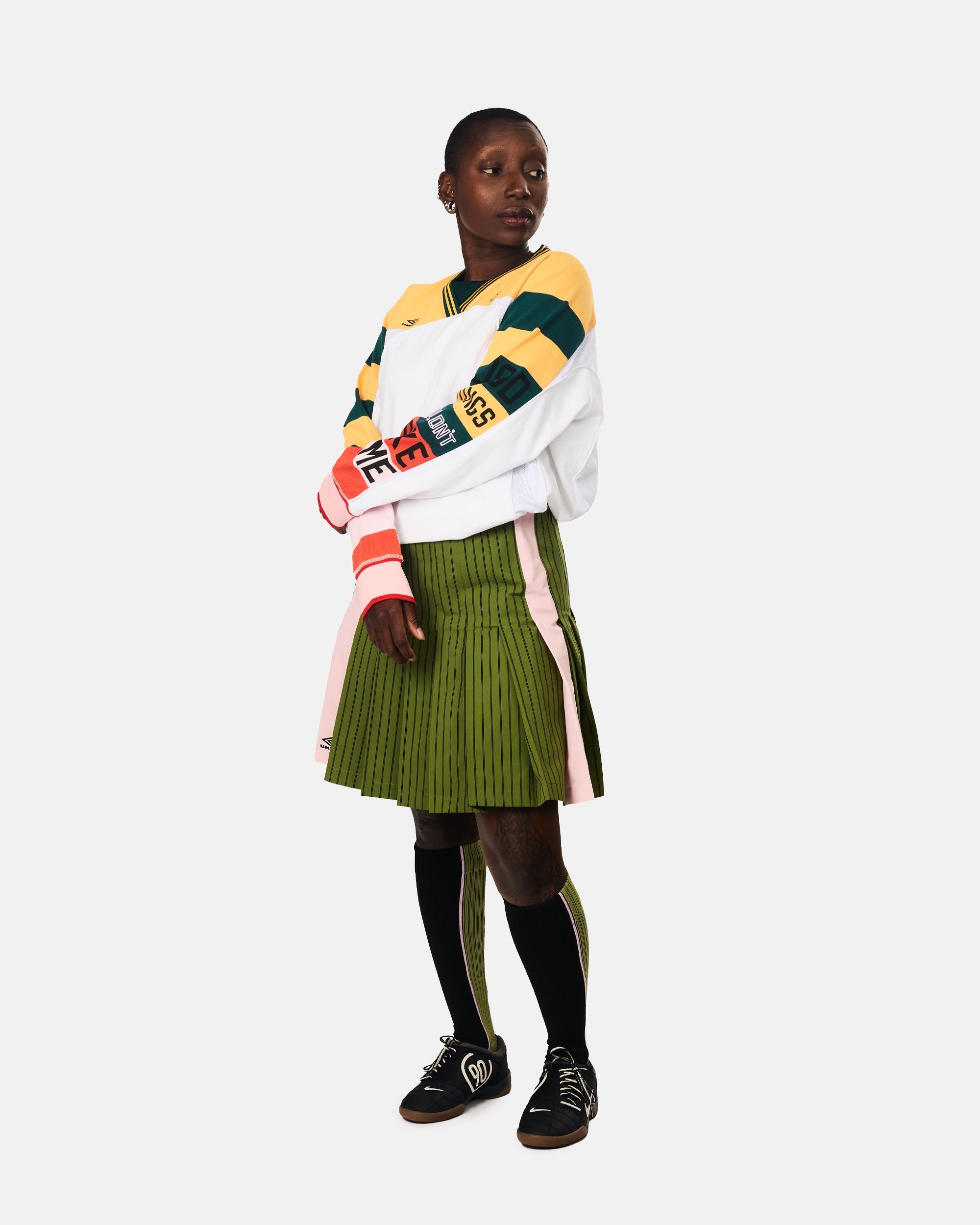 Stine Goya x UMBRO Windbreaker Pleated Skirt - 6