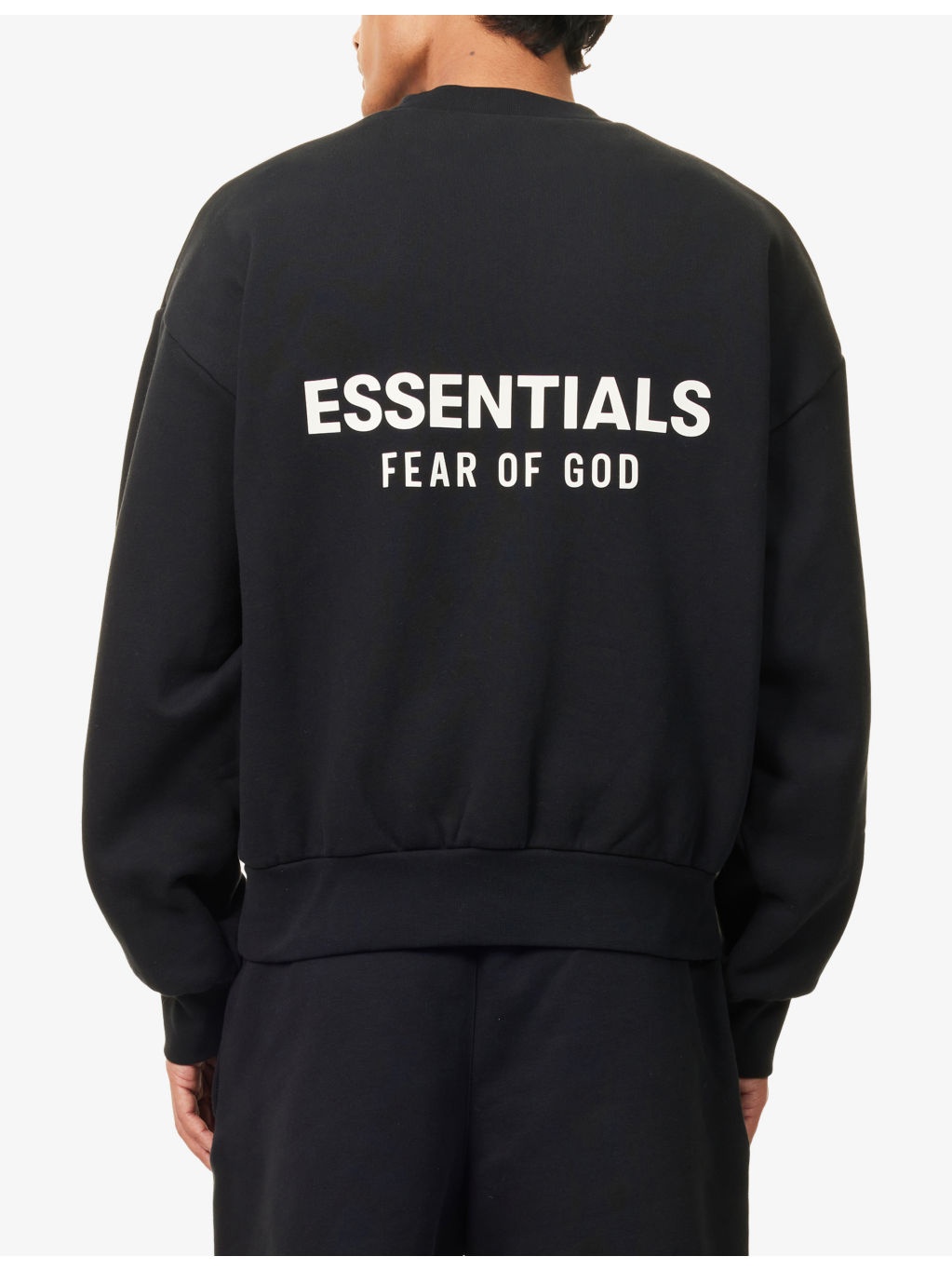 Logo-Embellished Crewneck Cotton-Blend Jumper - 4