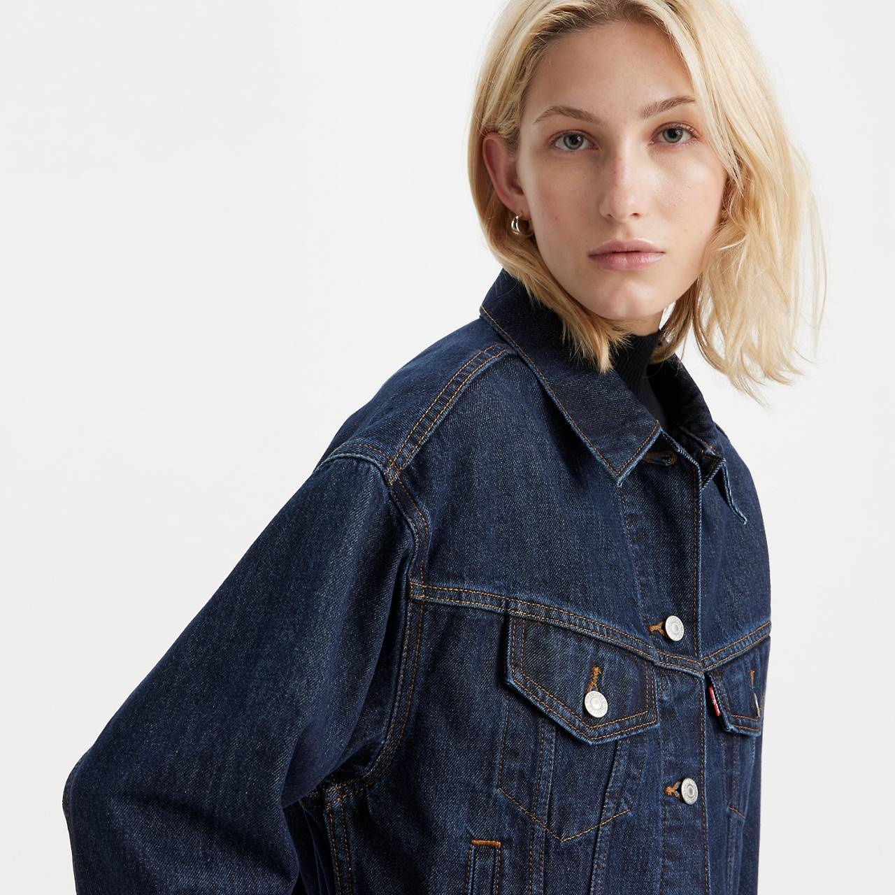 SHRUNKEN '90S TRUCKER JACKET - 5