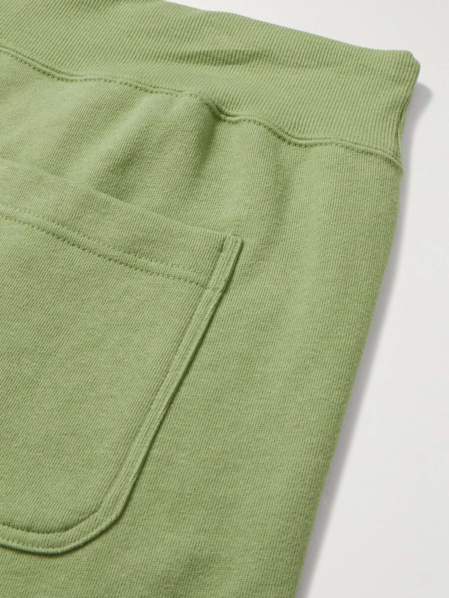 Wide-Leg Cotton-Jersey Drawstring Shorts - 4
