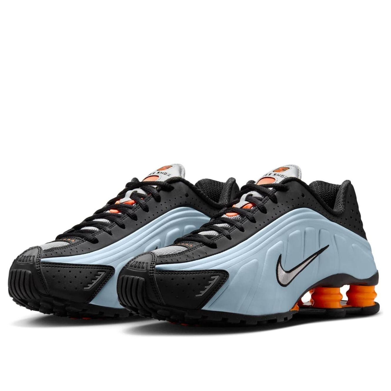 (WMNS) Nike Shox R4 'Blue Tint Total Orange' AR3565-401 - 3