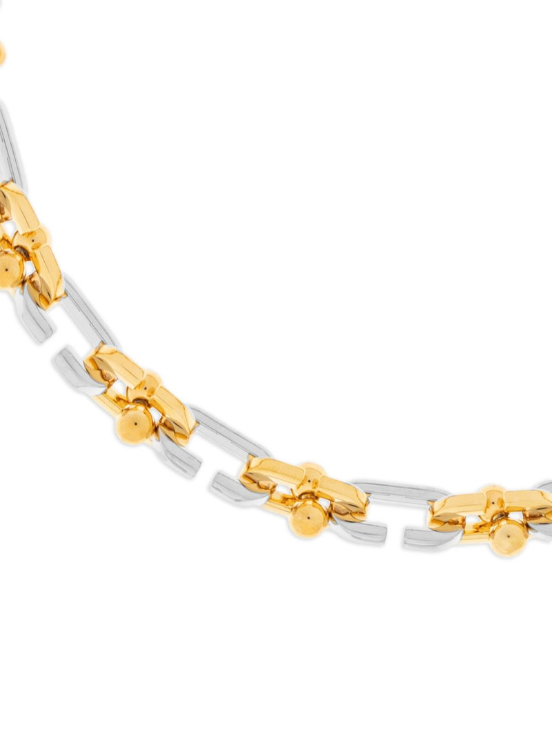 two-tone chain necklace 4