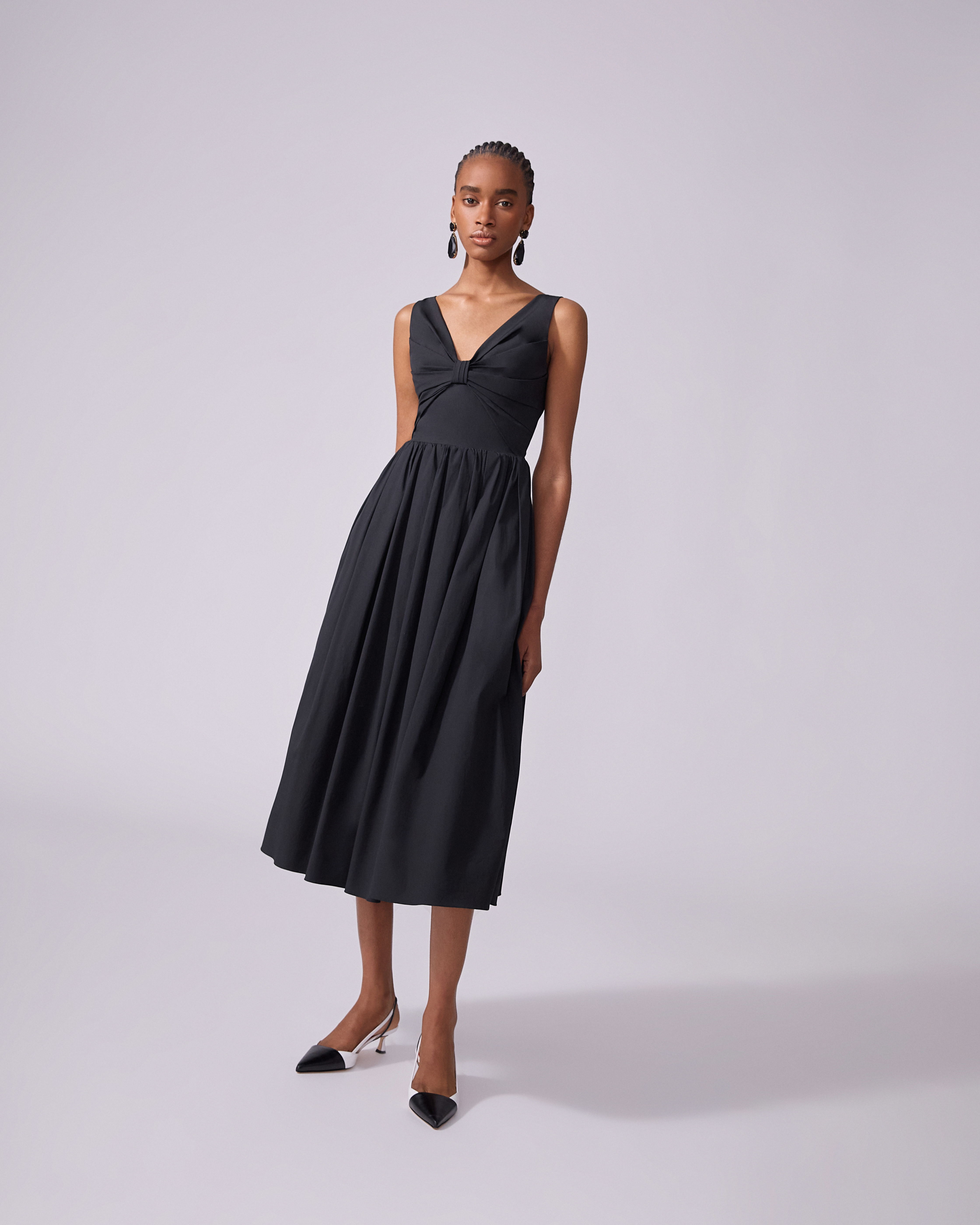 Gathered Midi Dress - 4