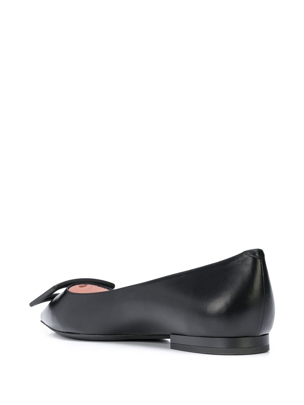 buckle-plaque flat pumps - 3
