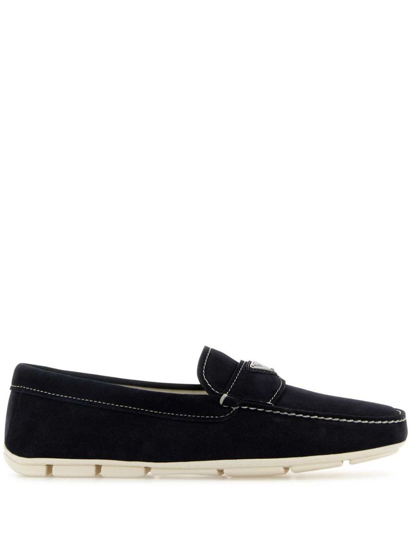 triangle-logo loafers 1