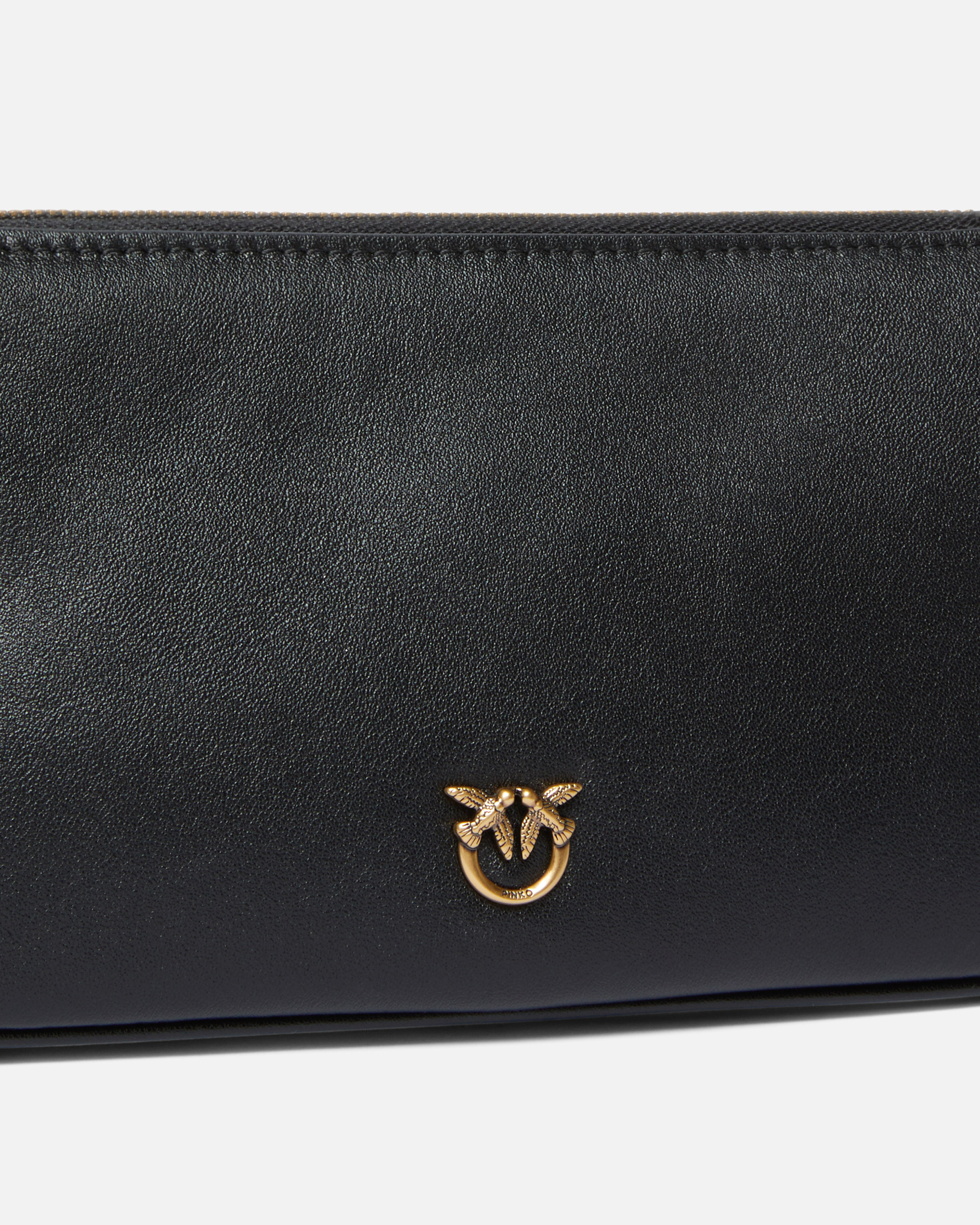 LEATHER MINI HALF MOON BAGUETTE CROSSBODY BAG - 3