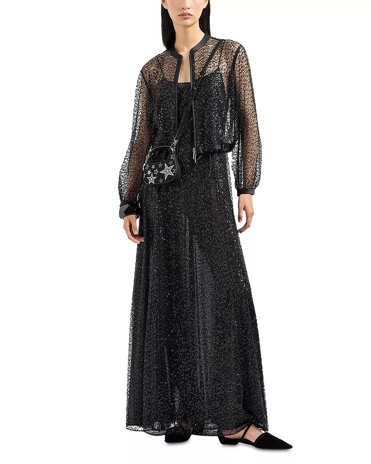 Sheer Sequin Jacket - 2