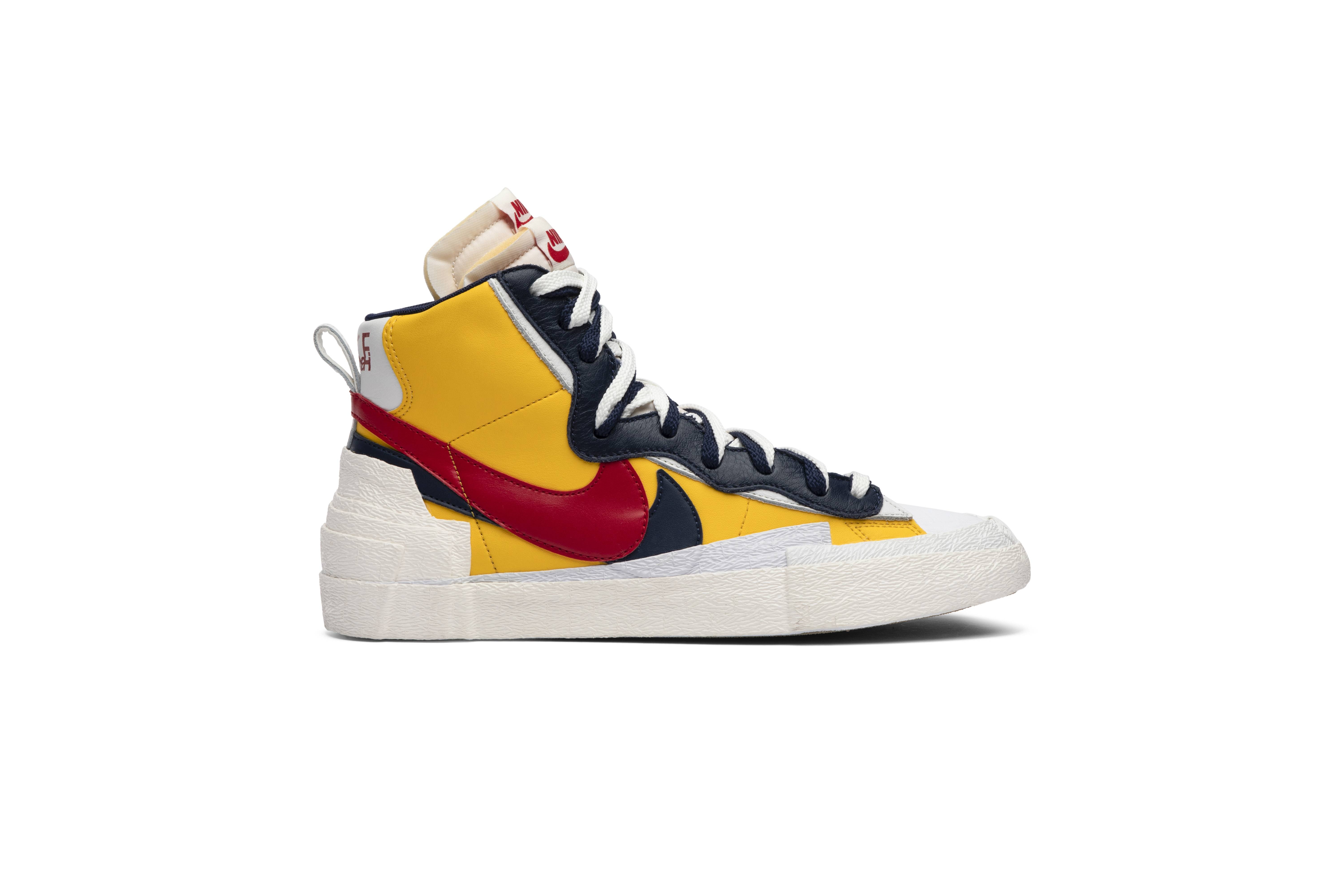 sacai x Blazer Mid 'Maize Navy' - 1