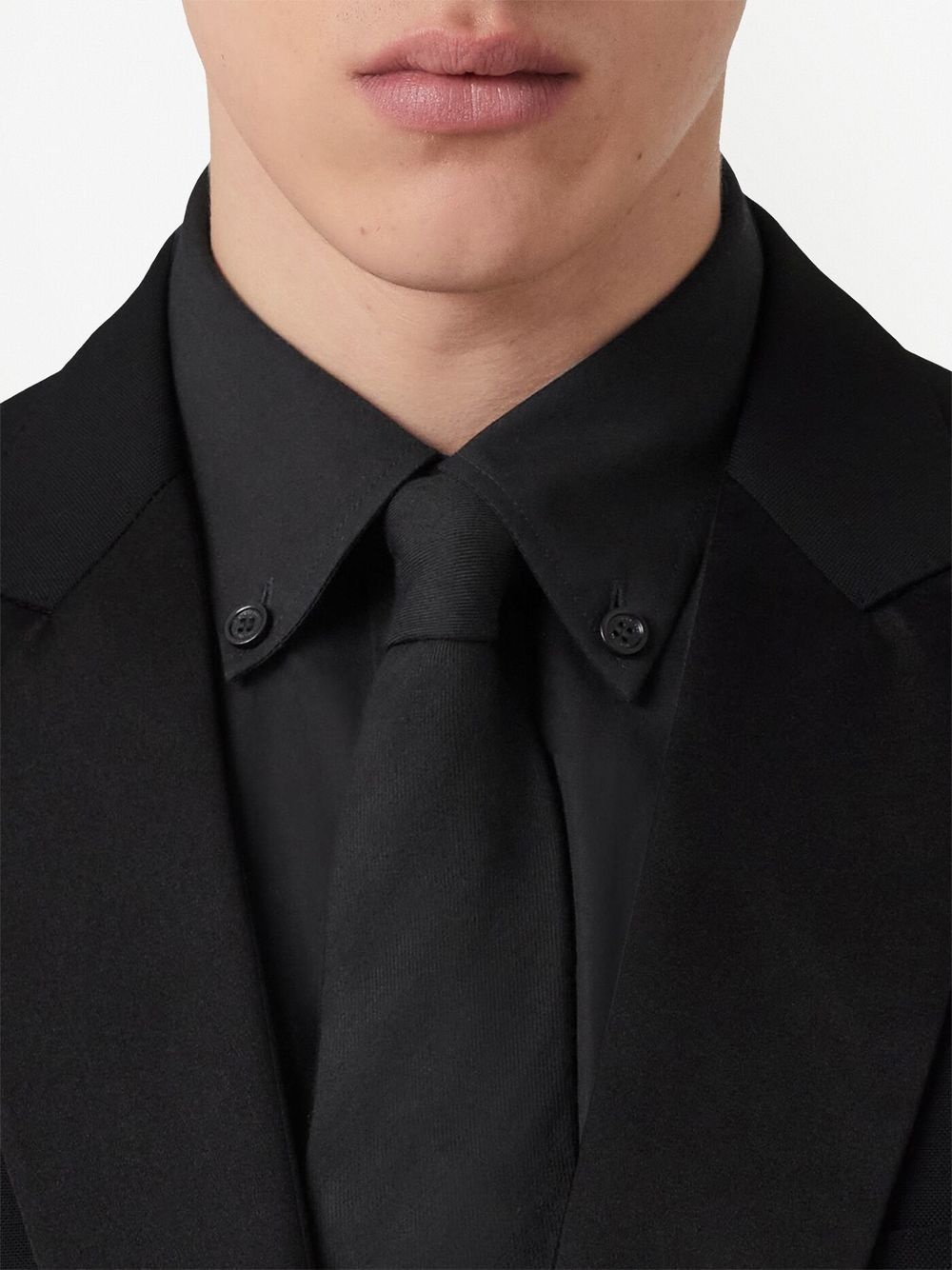 Oak Leaf Crest jacquard tuxedo jacket - 5
