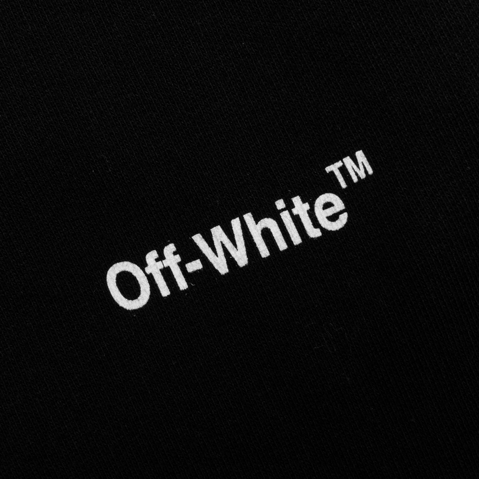 OFF-WHITE C/O VIRGIL ABLOH CARAVAGGIO DIAG SWEATSHORT - BLACK/WHITE - 3