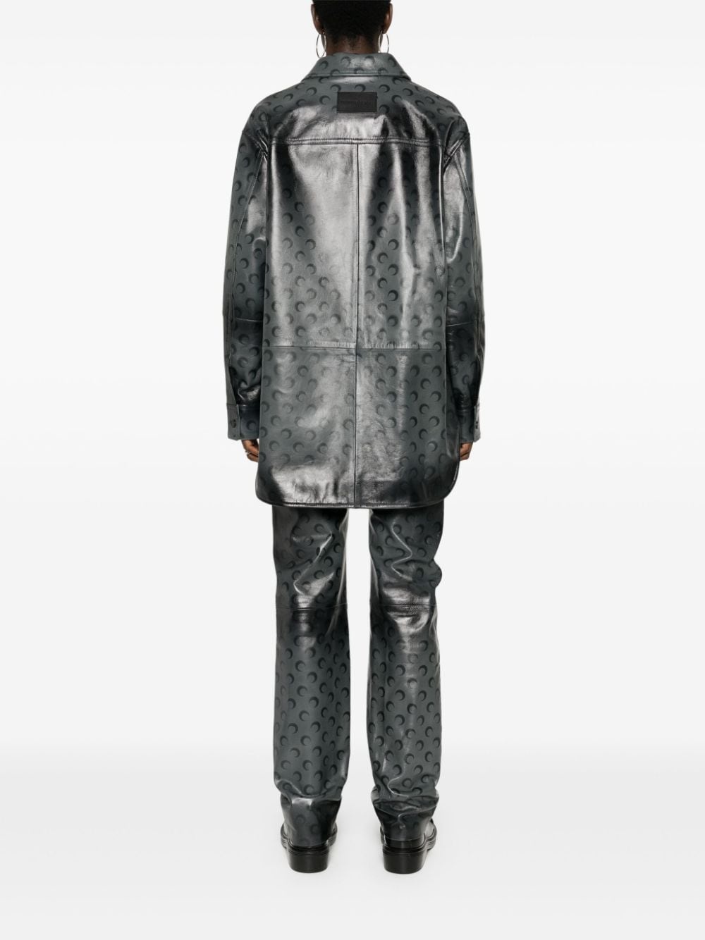 Moon Airbrushed overshirt - 4