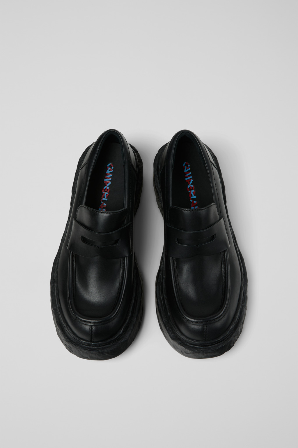 Black Leather Loafers - 4
