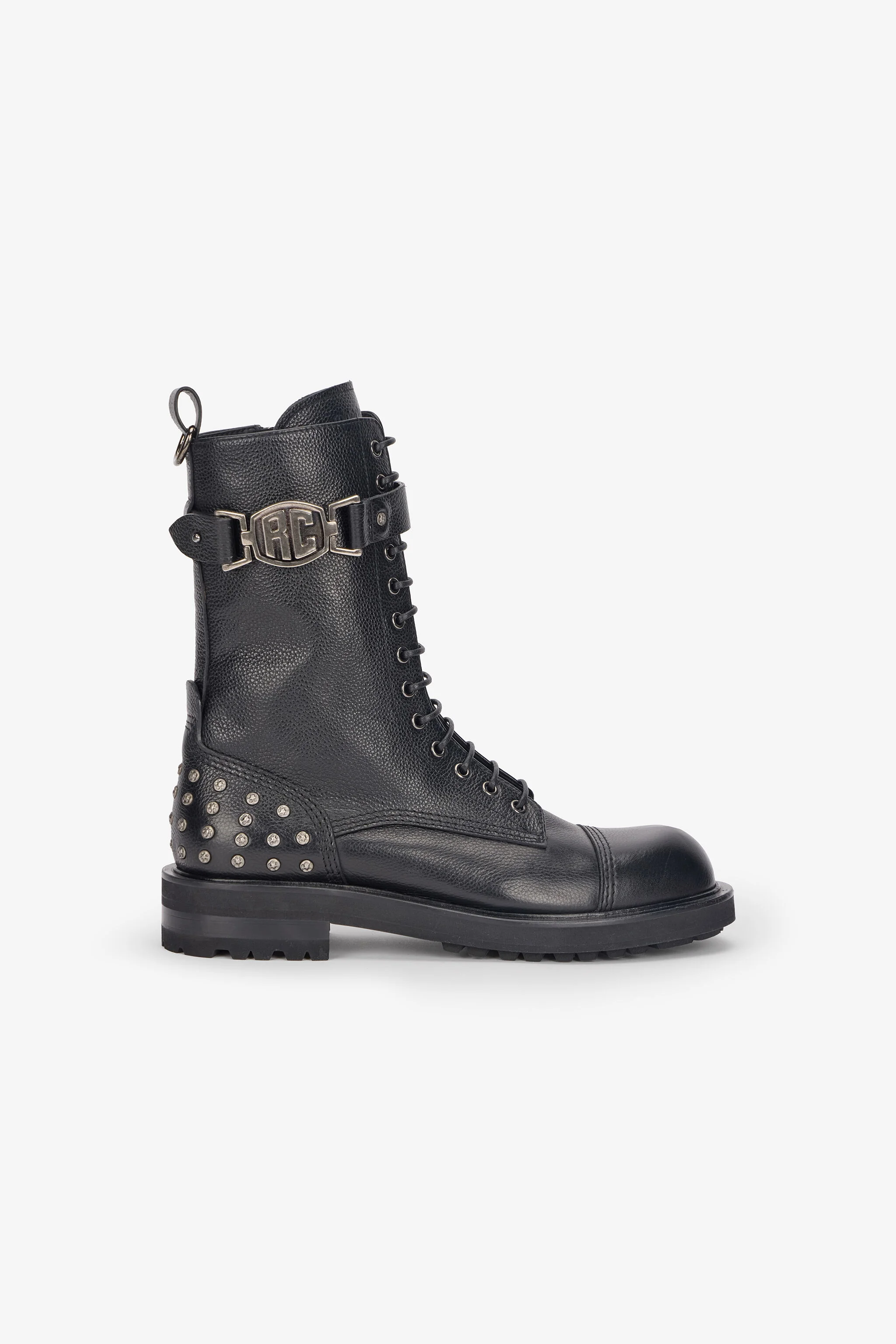 Combat Boots With RC Monogram Detail - 1