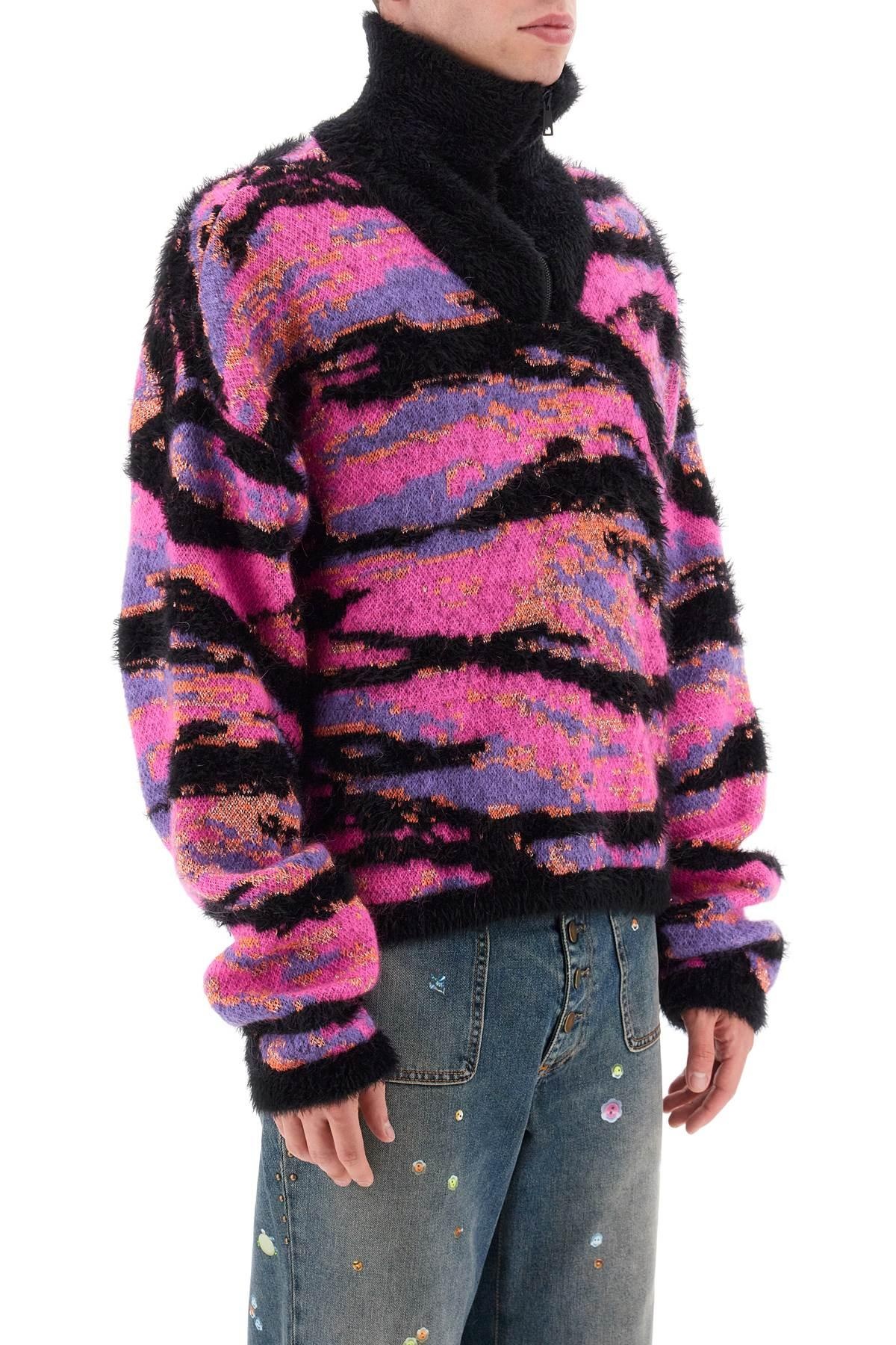 Erl Jacquard Turtleneck Sweater - 3