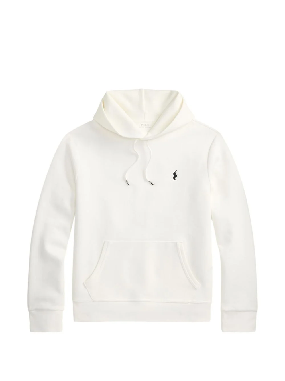 drawstring embroidered hoodie - 1