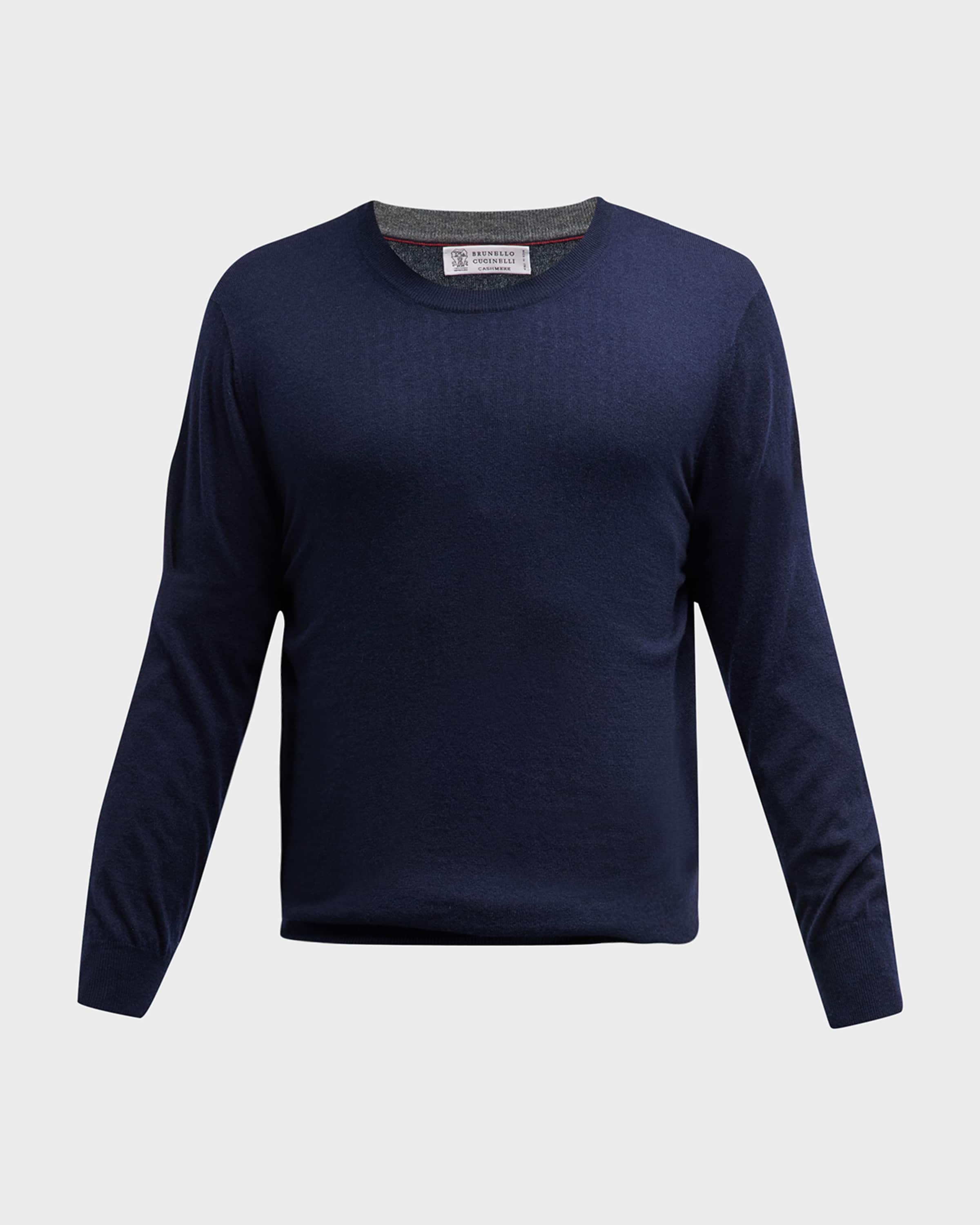 Men's Cashmere Crewneck Sweater - 1