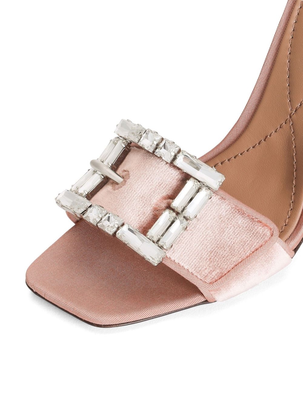 crystal-buckle sandals - 4