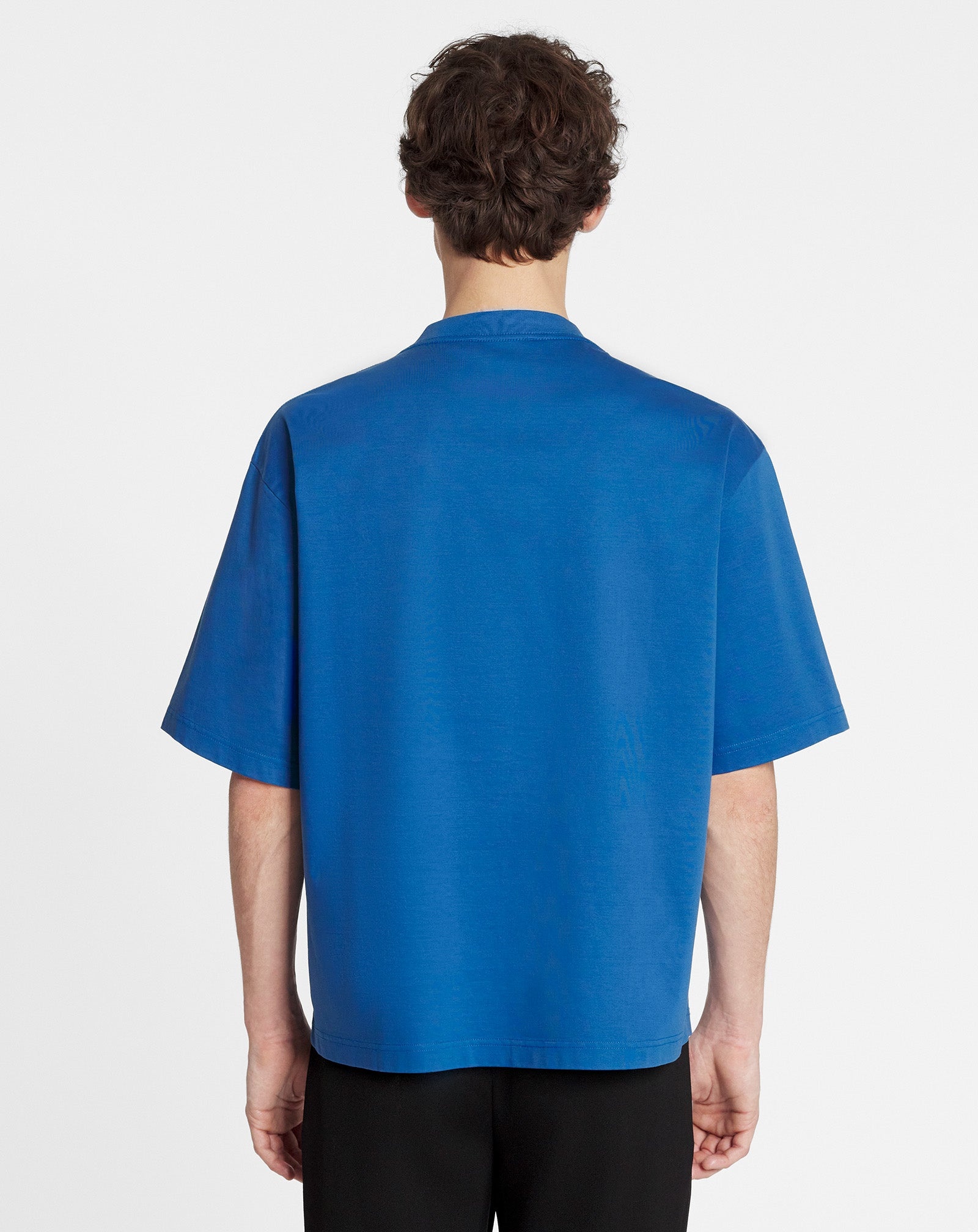 OVERSIZED LANVIN PARIS EMBROIDERED T-SHIRT - 4