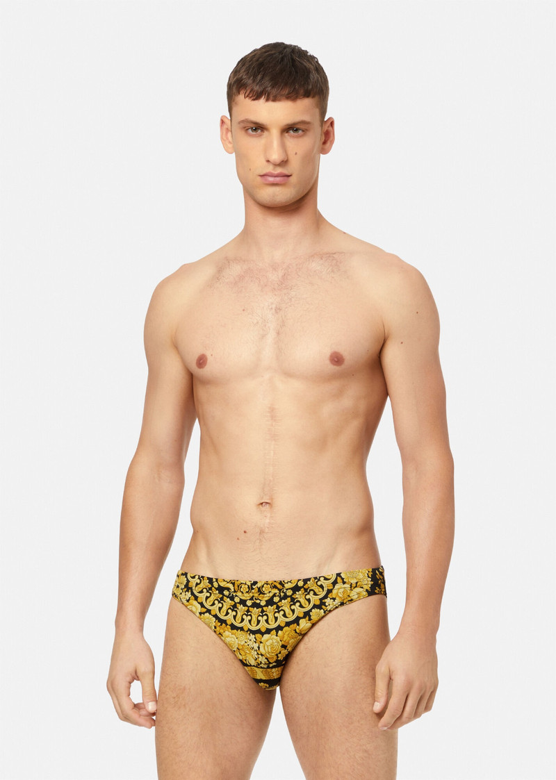 VERSACE Barocco Print Swim Briefs outlook