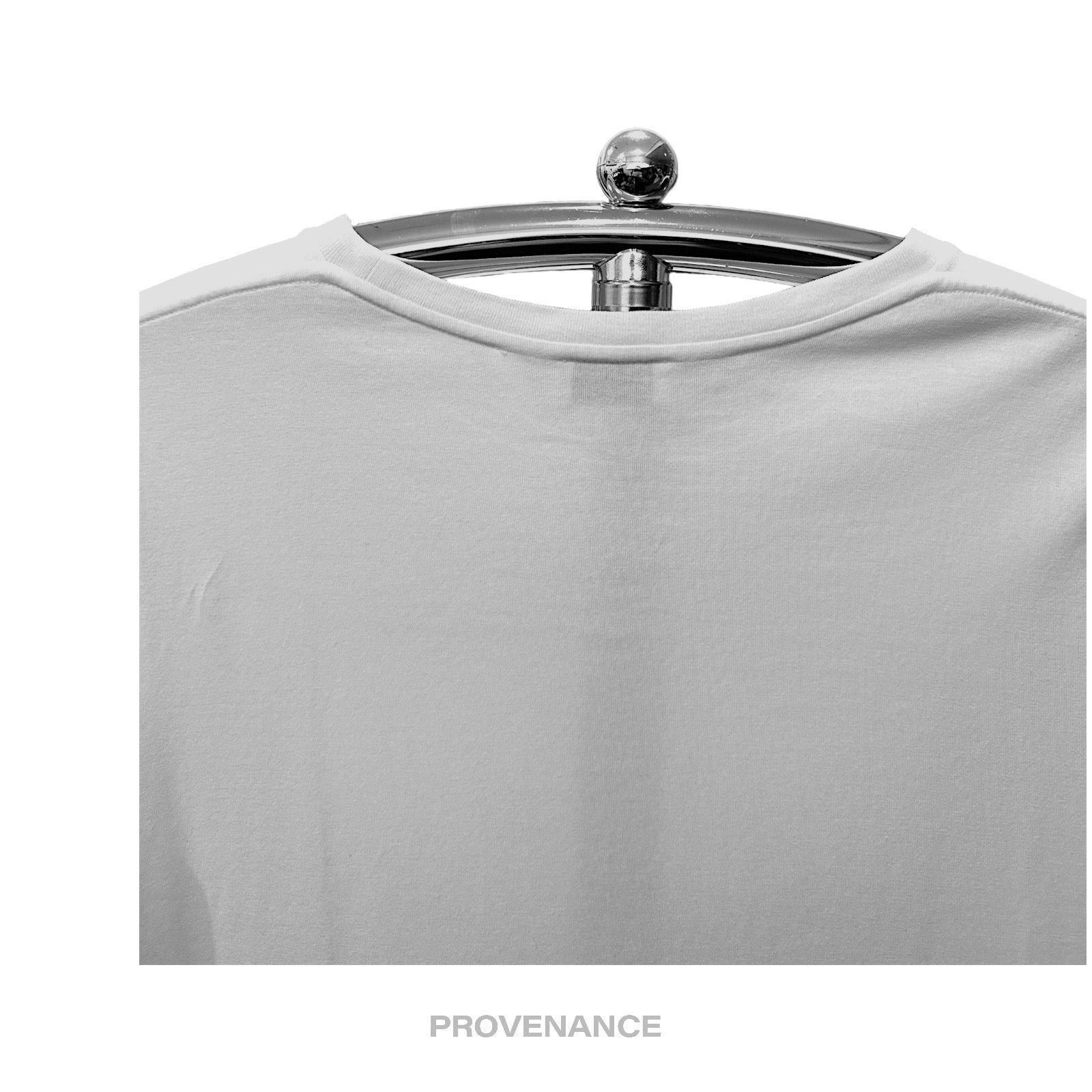 Saint Laurent Paris SLP Logo T Shirt - White - 3