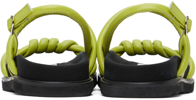 REIKE NEN Green Knotted Sandals outlook