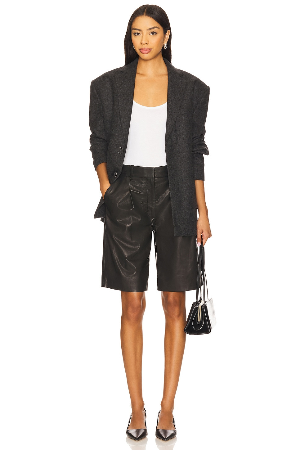 Irina Leather Short - 5
