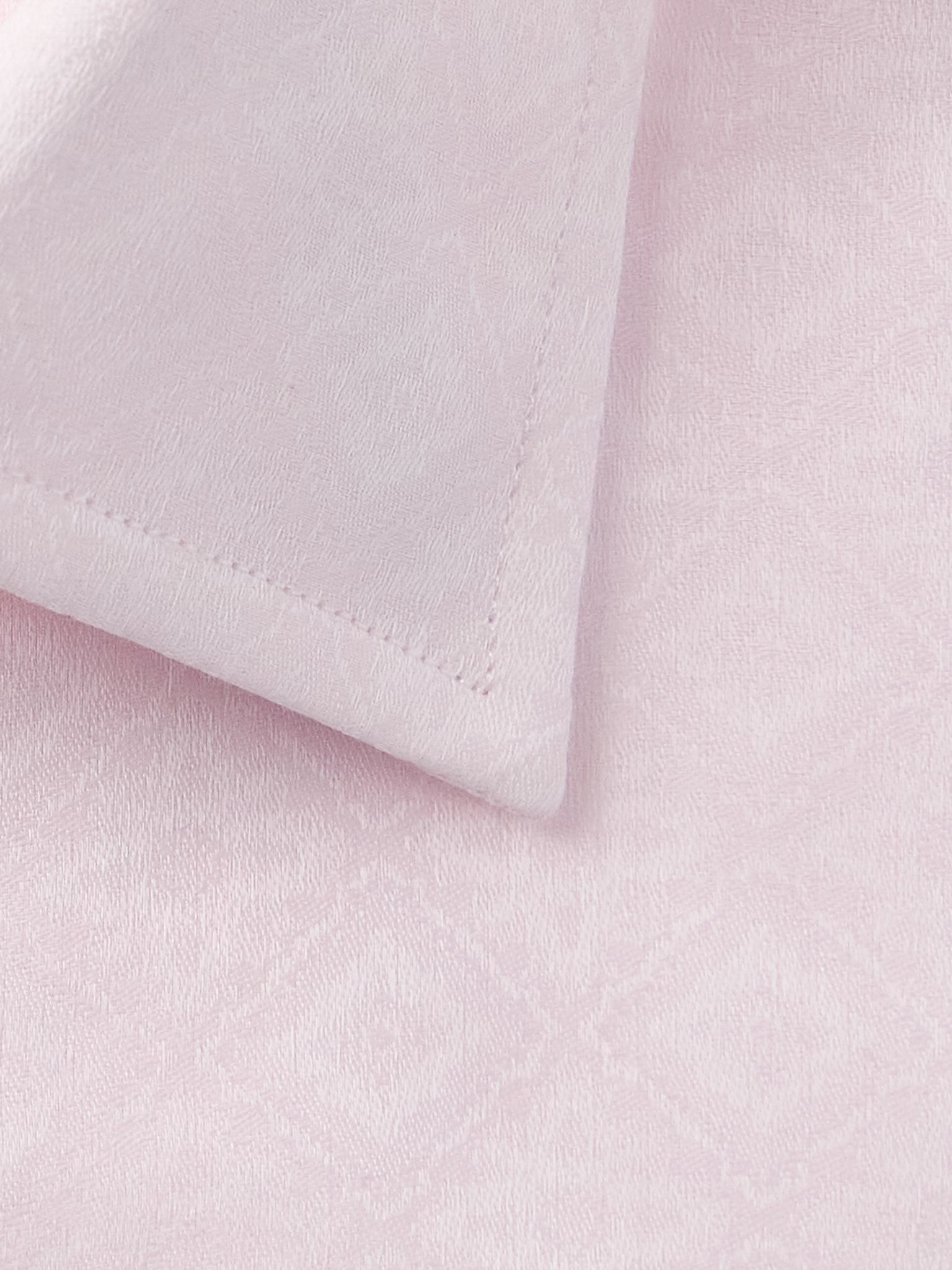 Roma Cotton-Jacquard Shirt Pink - 4