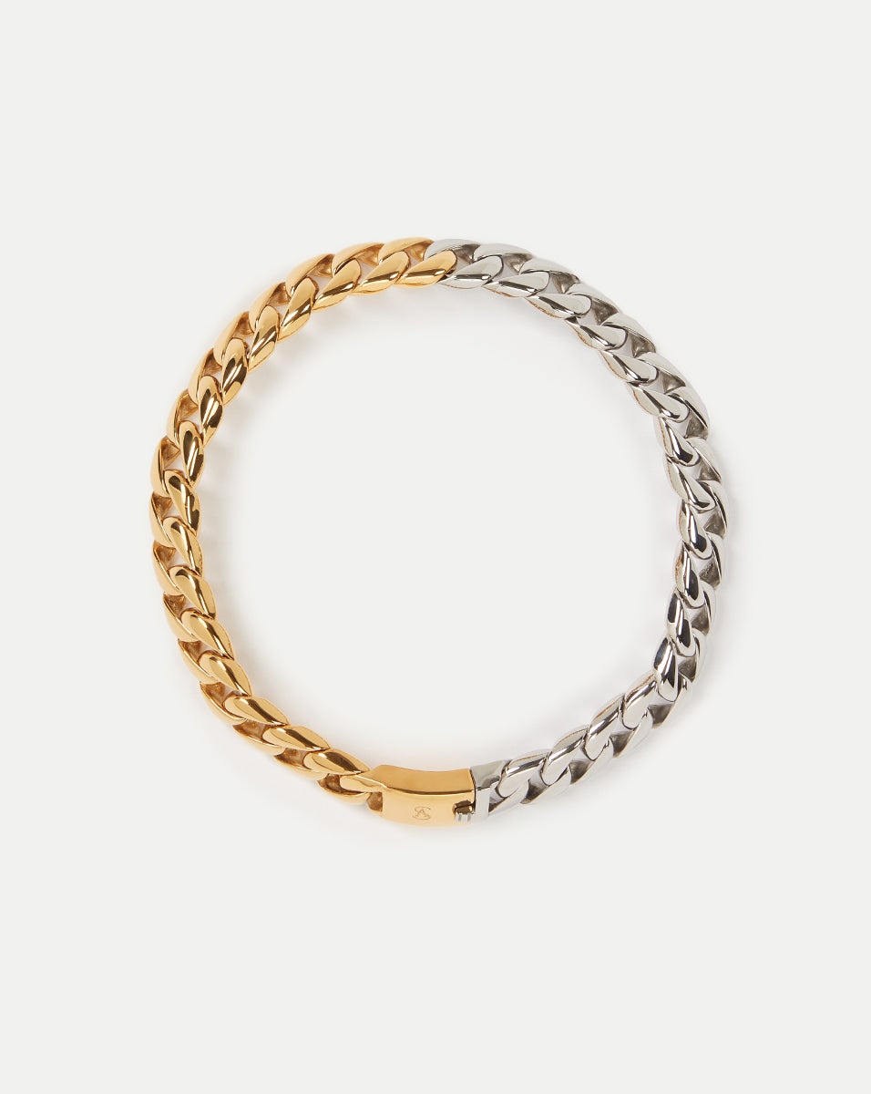 GOLD AND SILVER MINI CHUNKY NECKLACE - 5